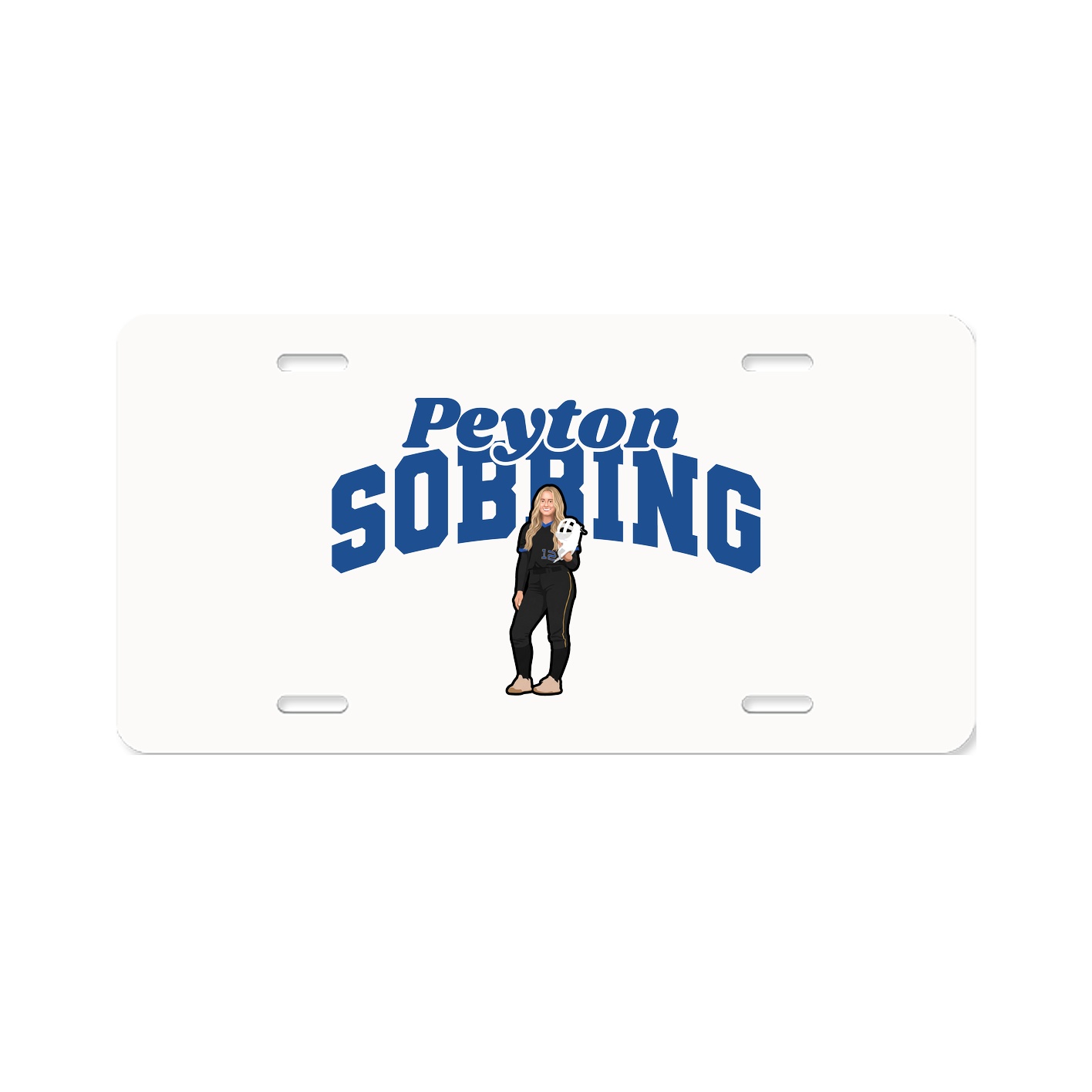 License Plate — Signature Arch in Classic