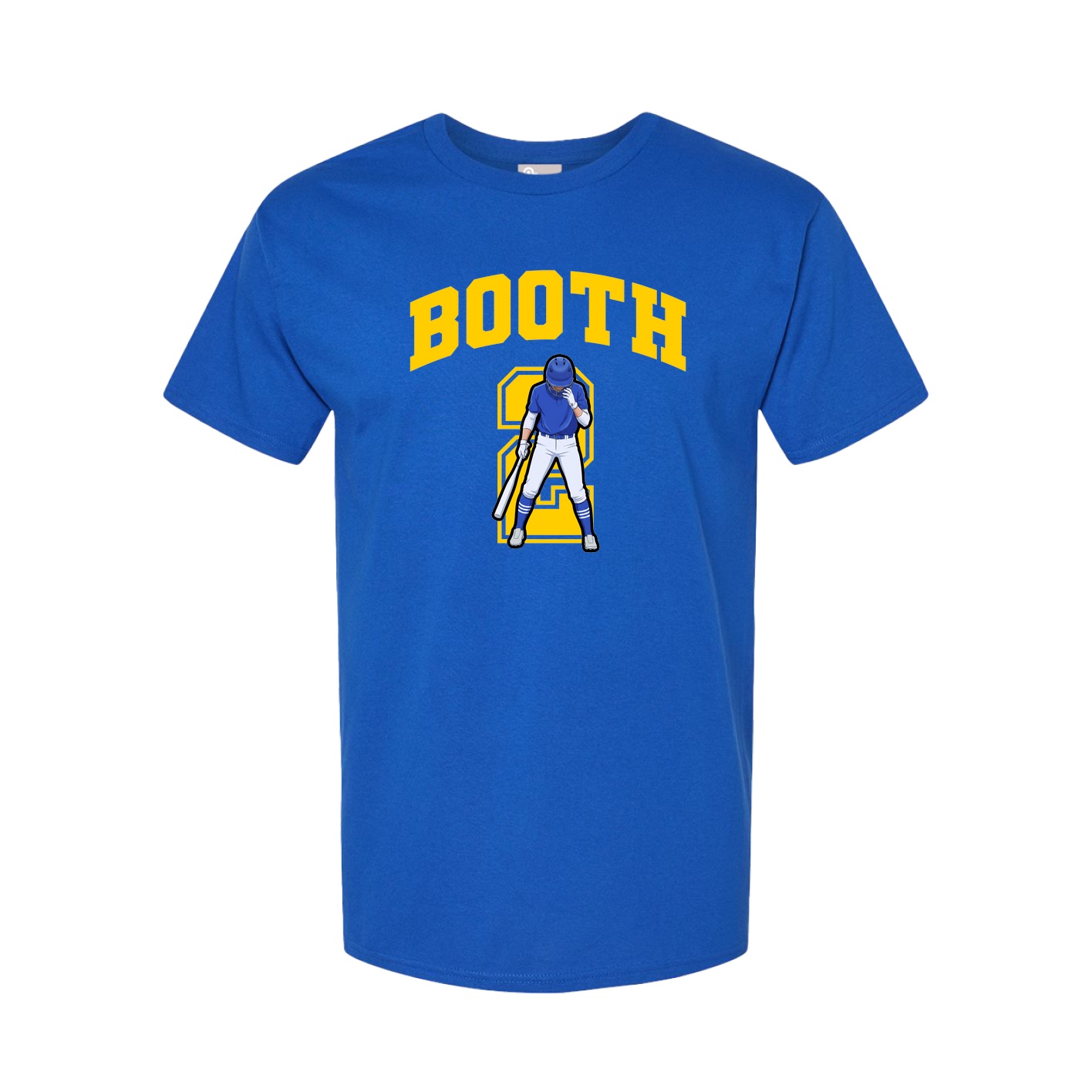 Youth Tee — Number in Royal