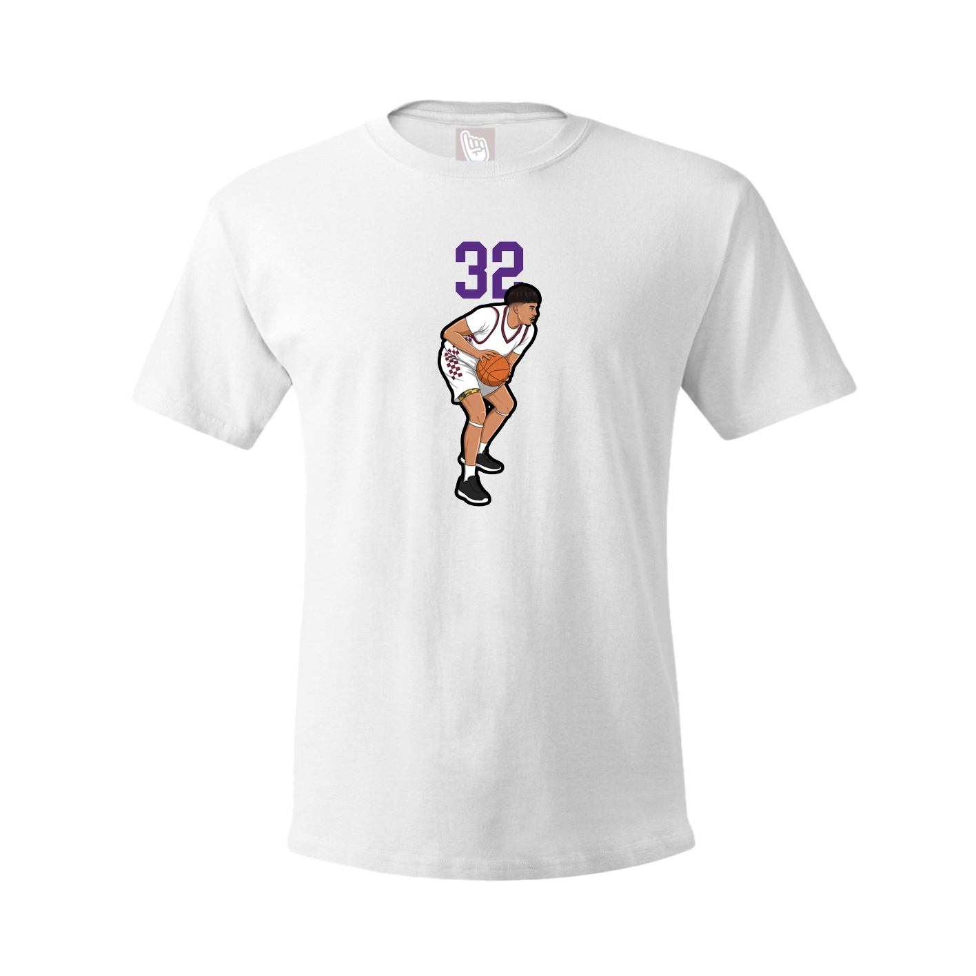 Tee — Number Top in White