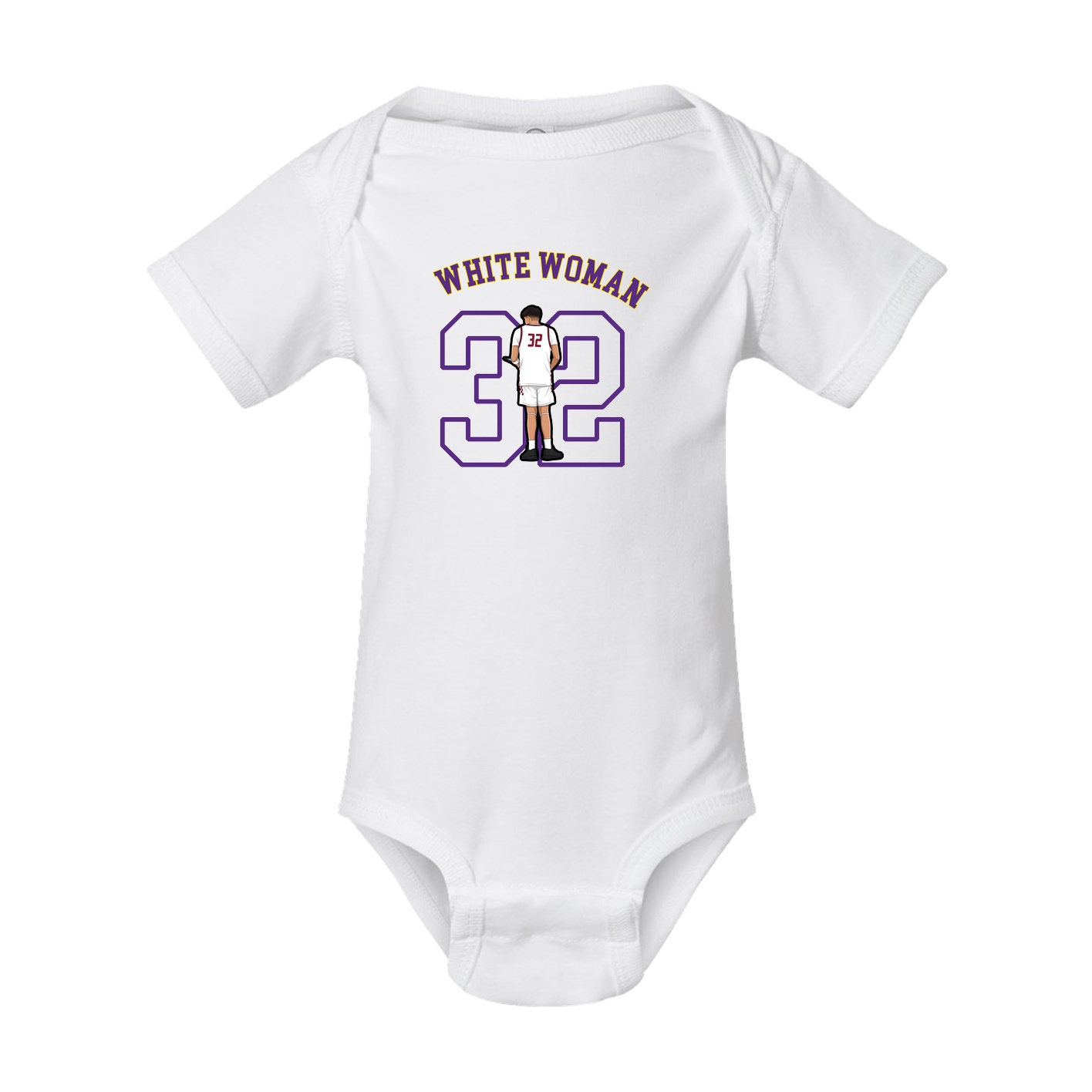 Baby Onesie — Shirsey Arch in White