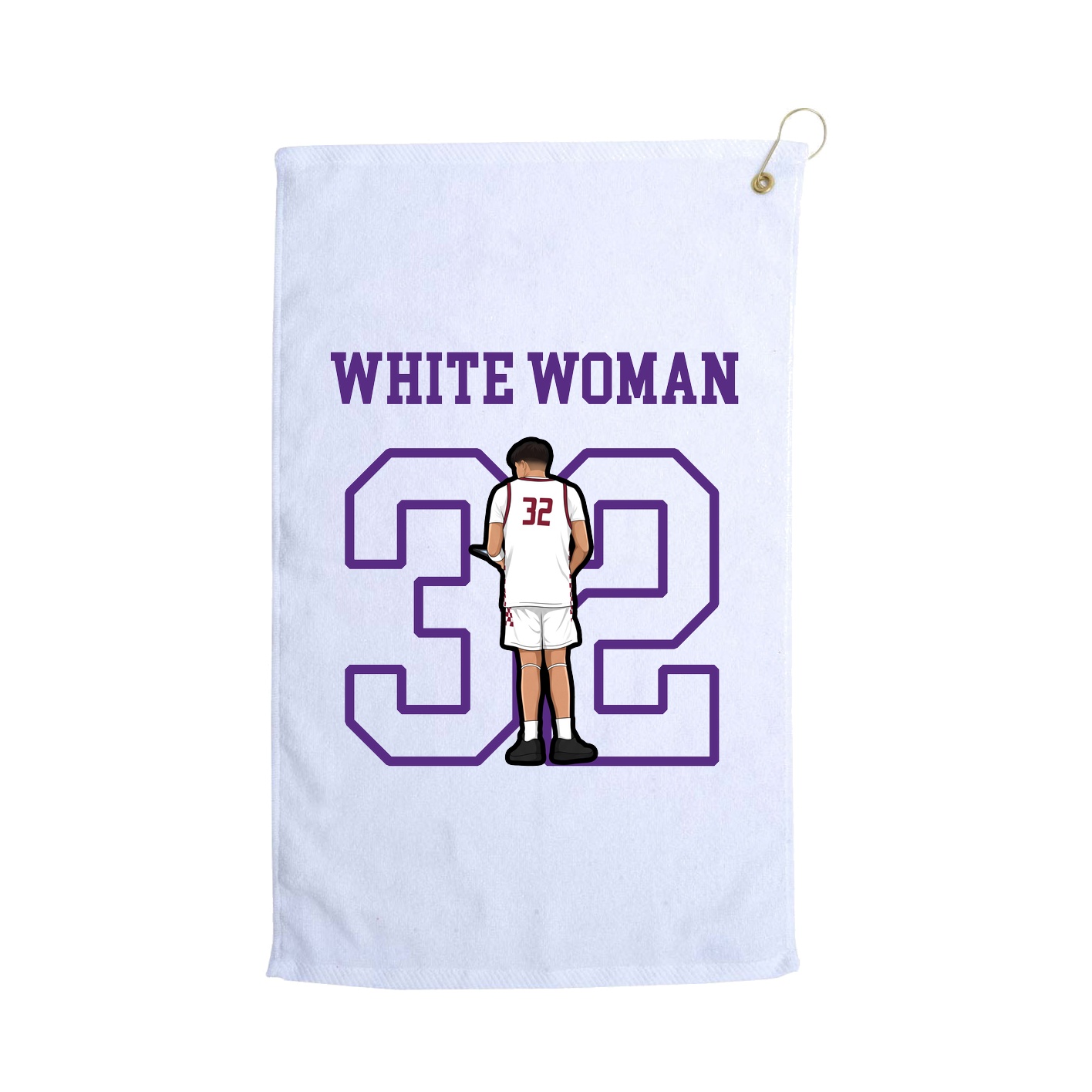 Golf Towel — Shirsey in White