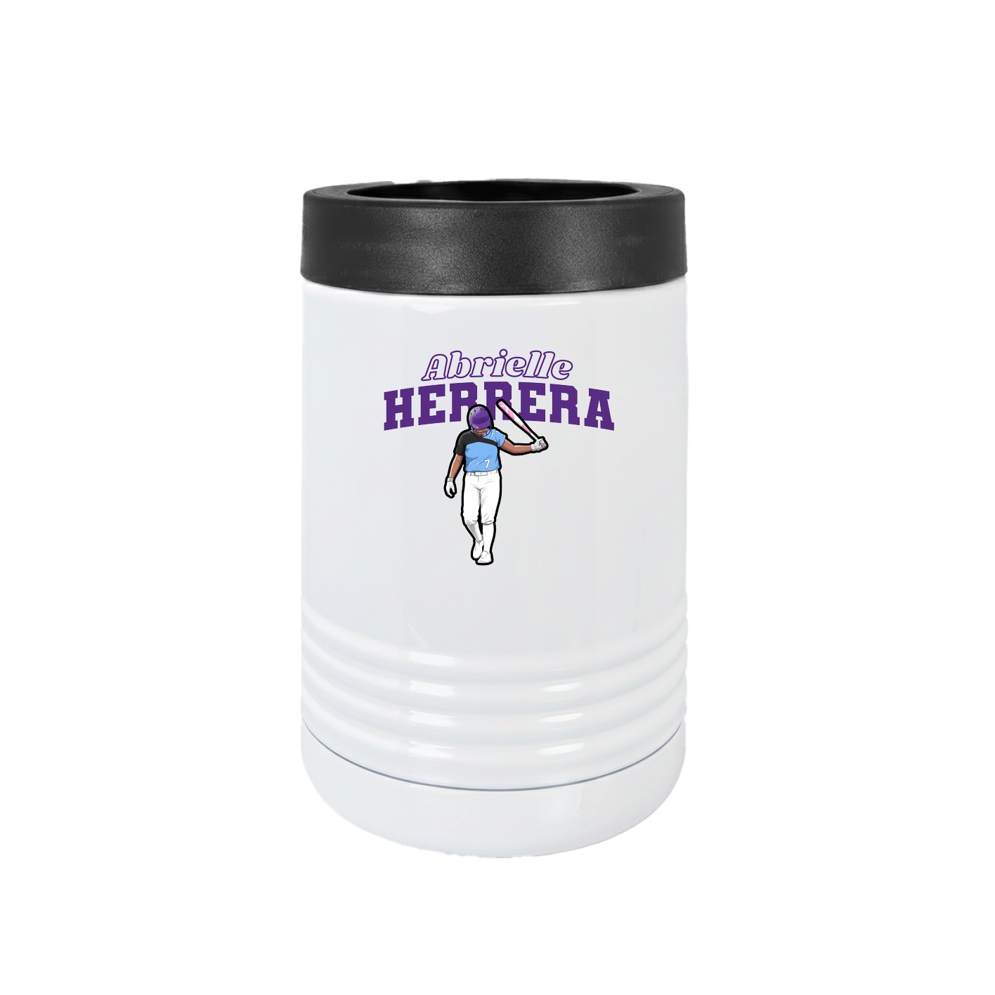 Beverage Holder — Name Arch in White