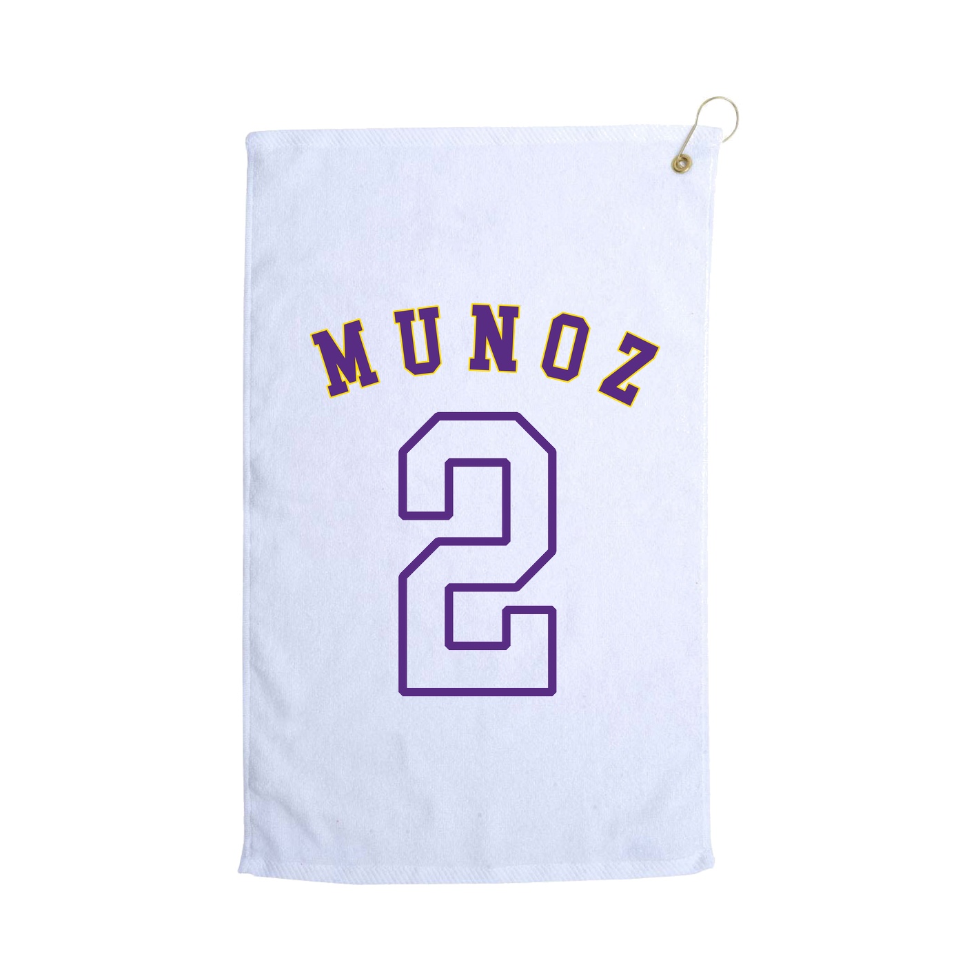 Golf Towel — Shirsey Arch in White