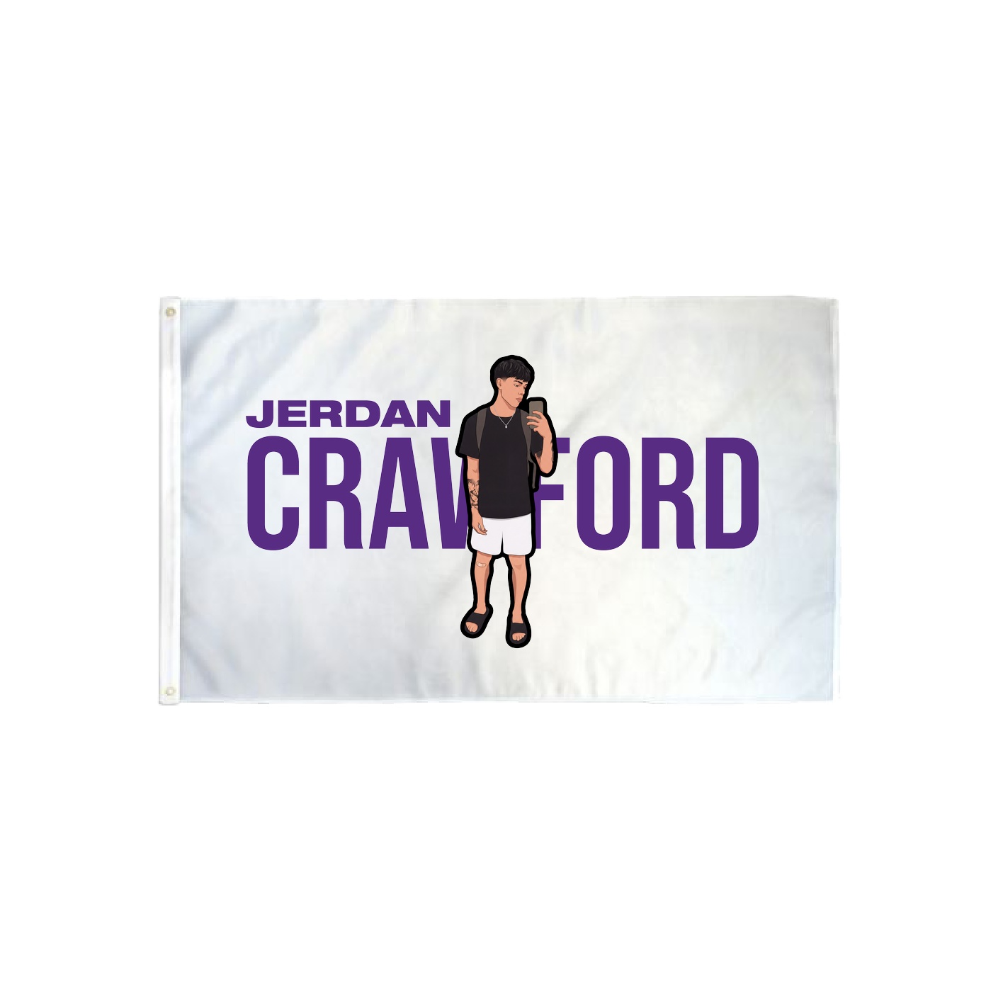 3x5 Flag — Player Name in Classic