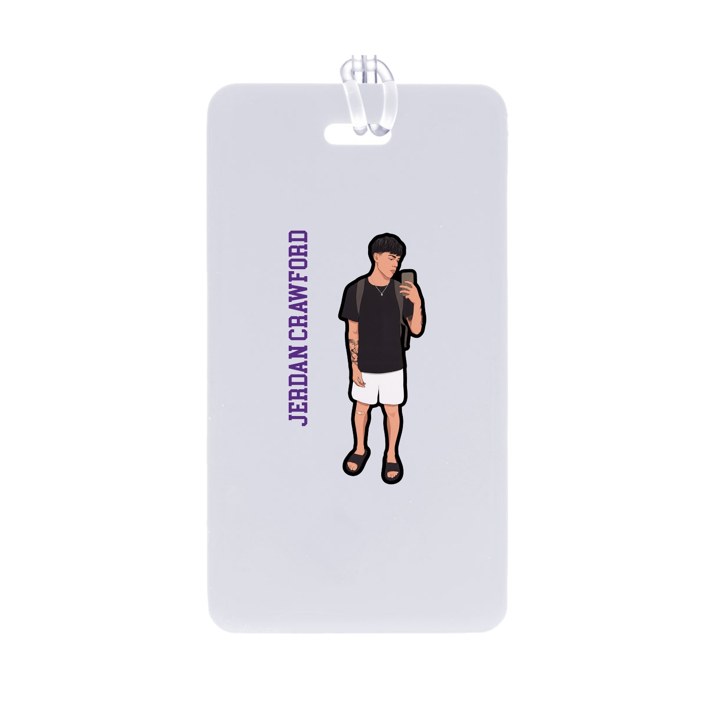 Bag Tag — Name Vertical in Classic
