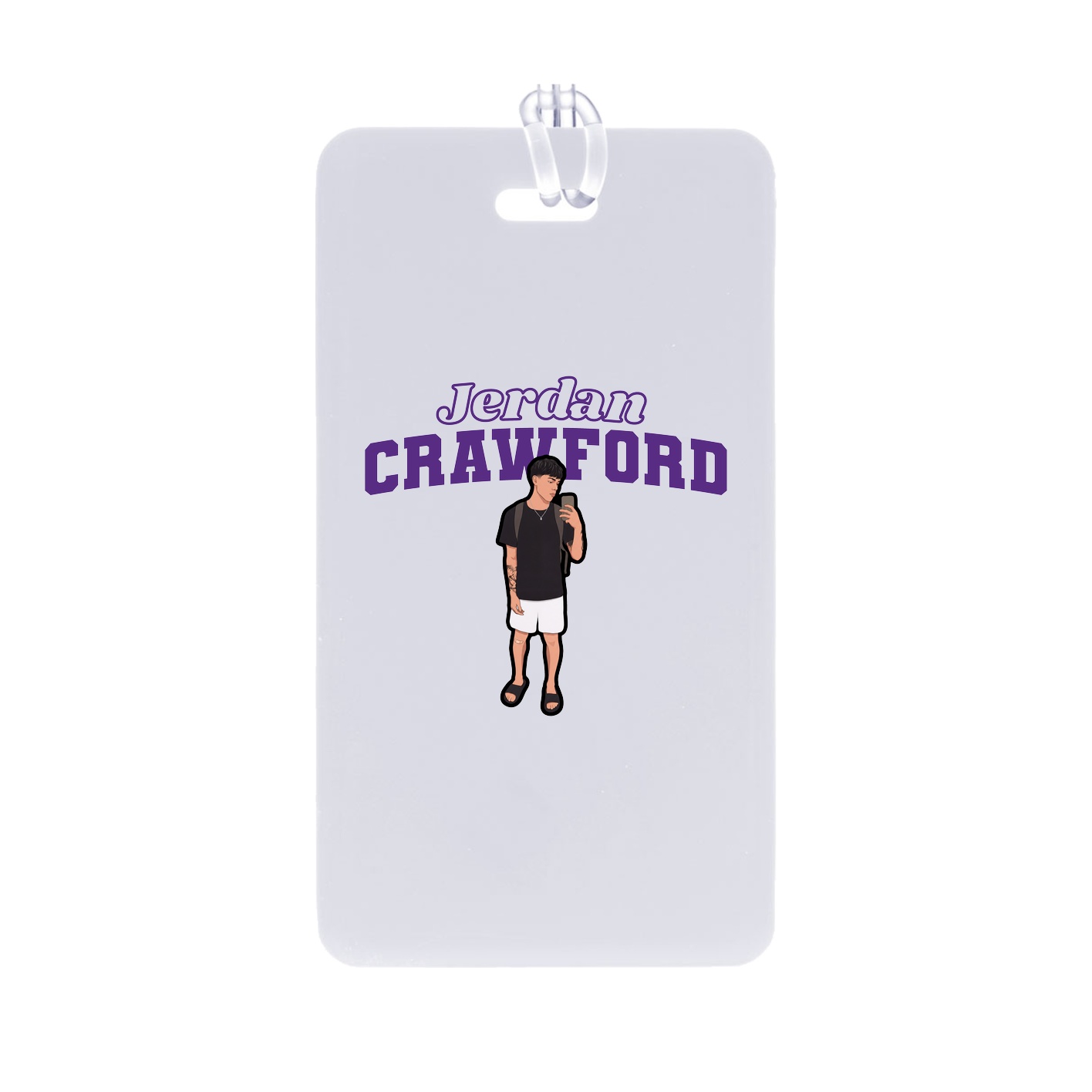 Bag Tag — Name Arch in Classic