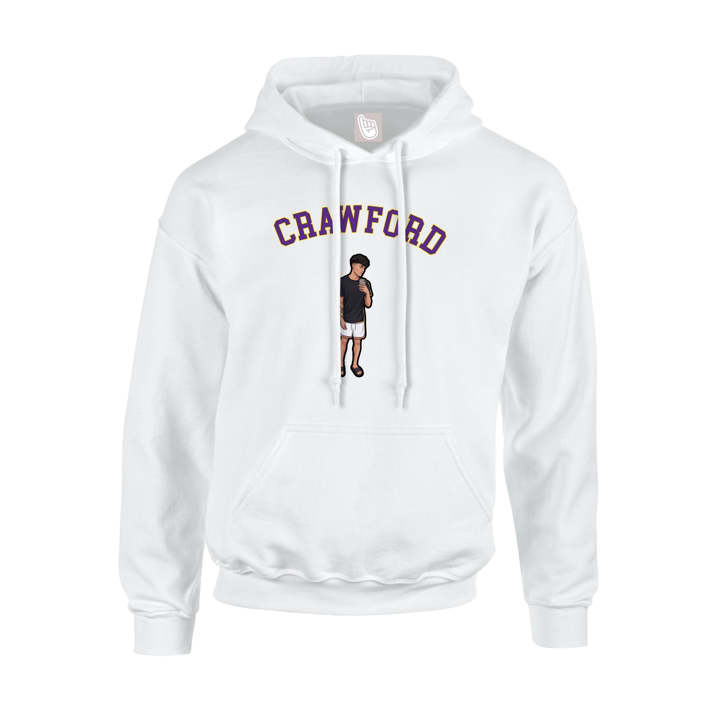 Hoodie — Shirsey Arch in White