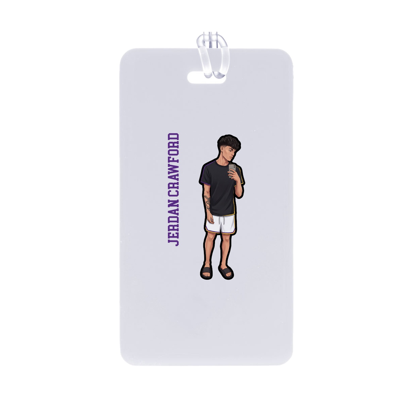 Bag Tag — Name Vertical in Classic