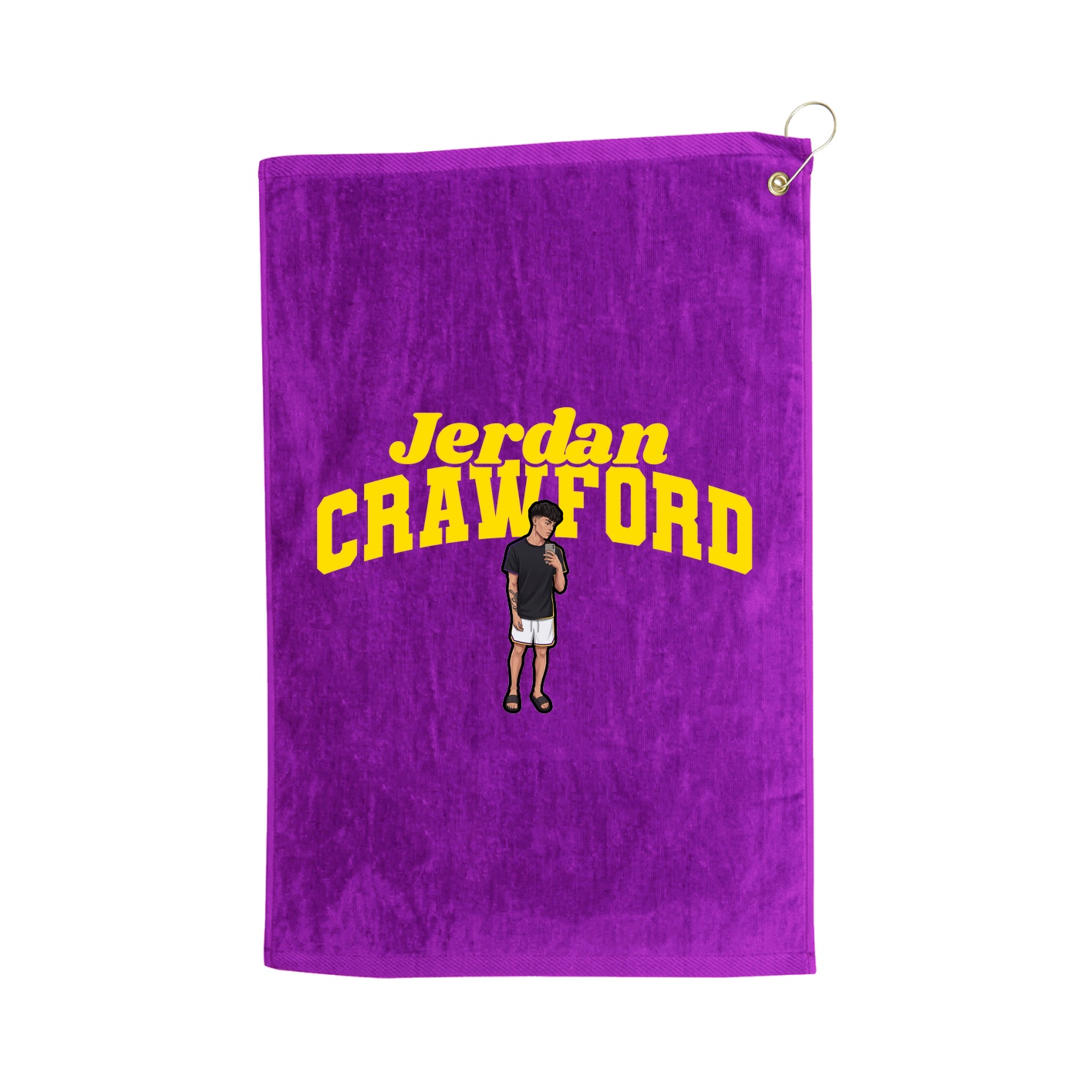 Golf Towel — Signature Arch in Purple