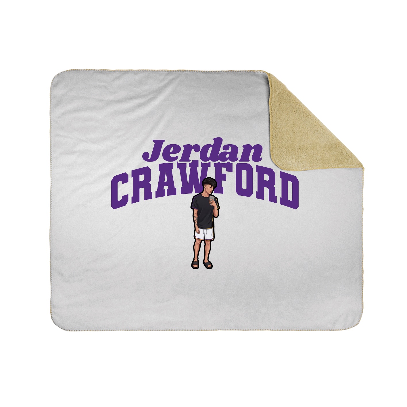 Throw Blanket — Signature Arch in White