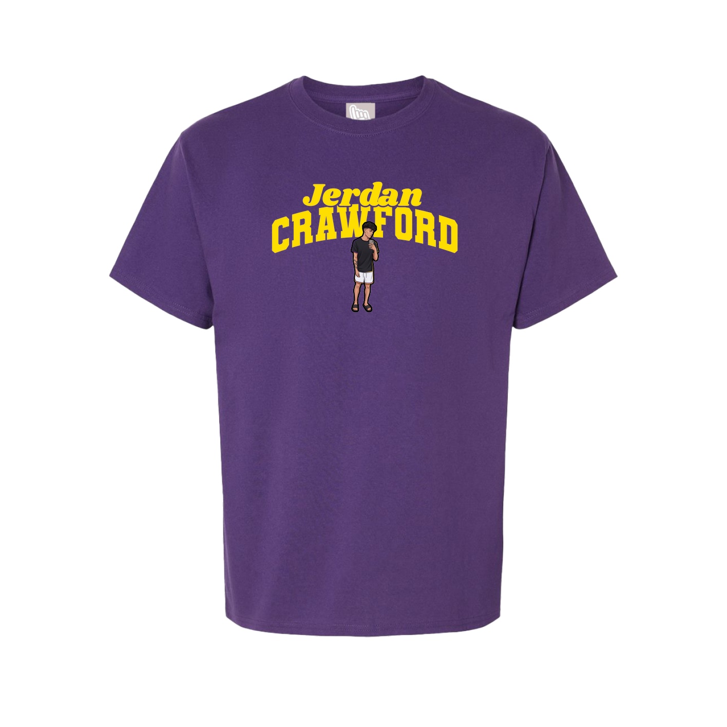 Youth Tee — Signature Arch in Purple