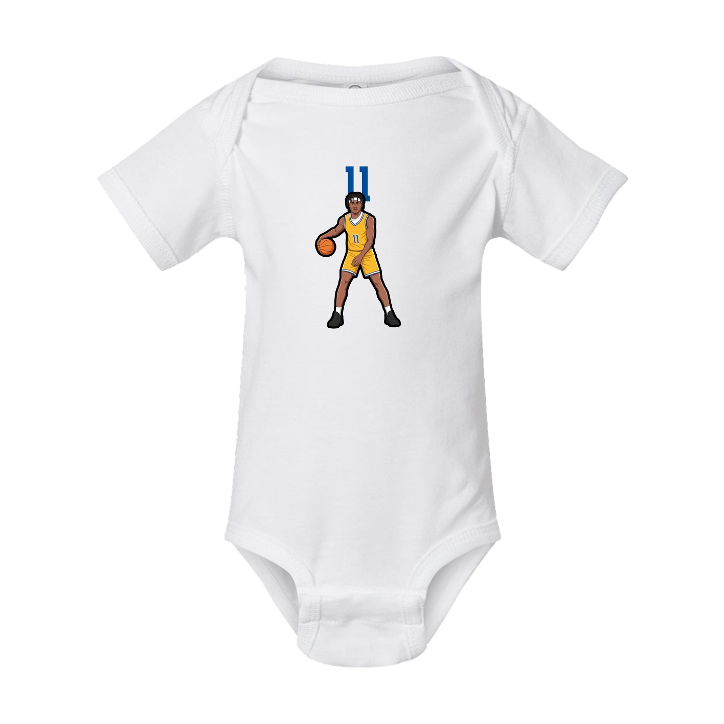 Baby Onesie — Number Top in White