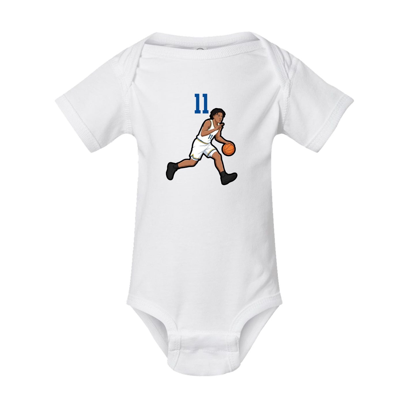 Baby Onesie — Number Top in White