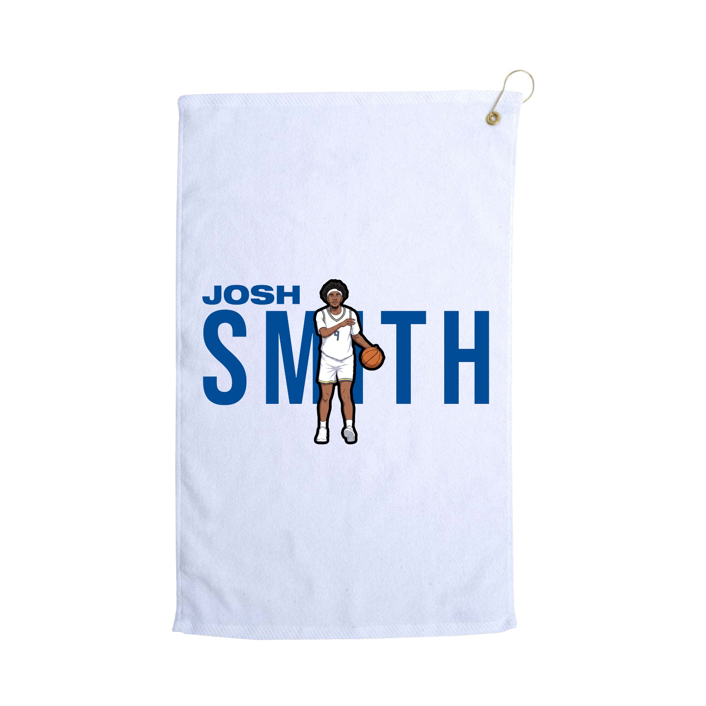 Golf Towel — Player Name in White