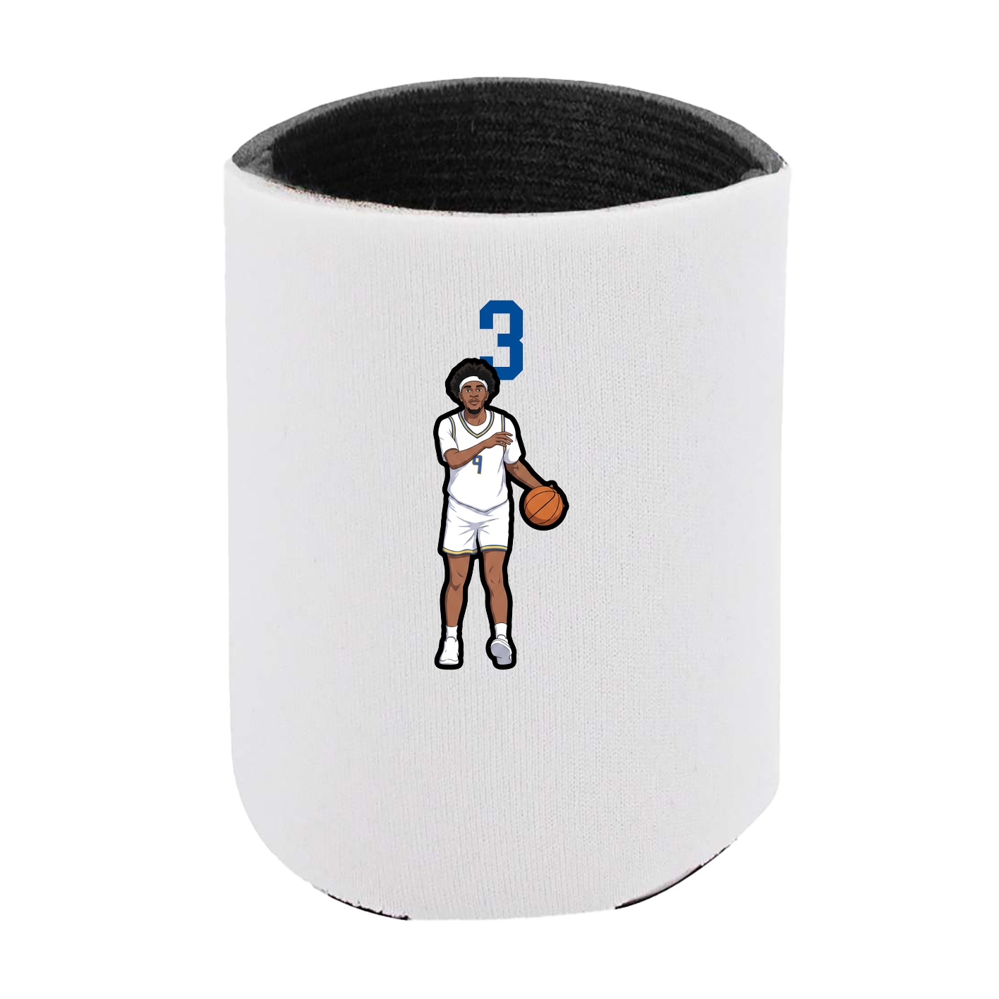 Can Holder — Number Top in White