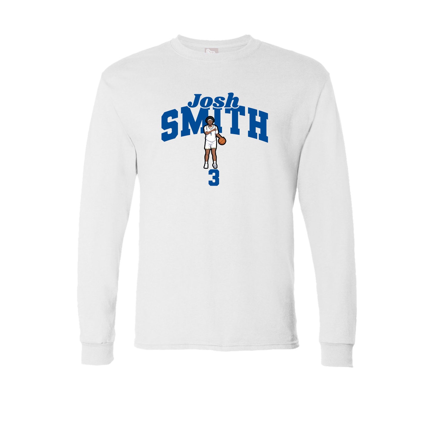 Long Sleeve Tee — Signature Arch in White