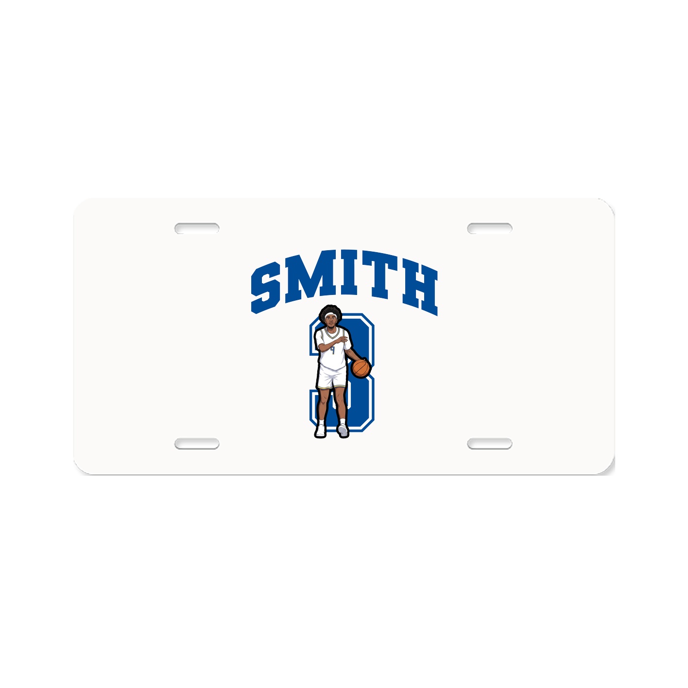 License Plate — Number in Classic