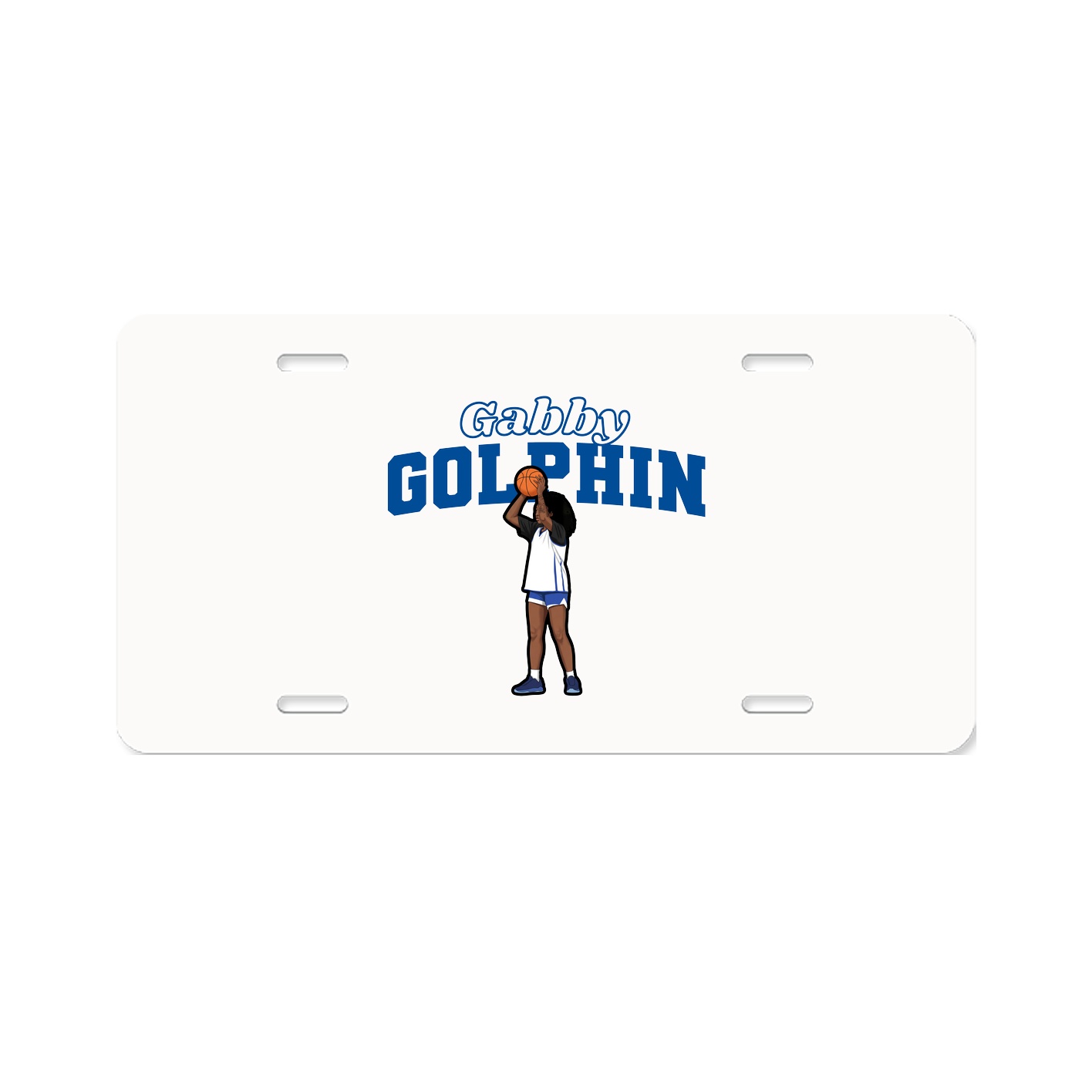 License Plate — Name Arch in Classic