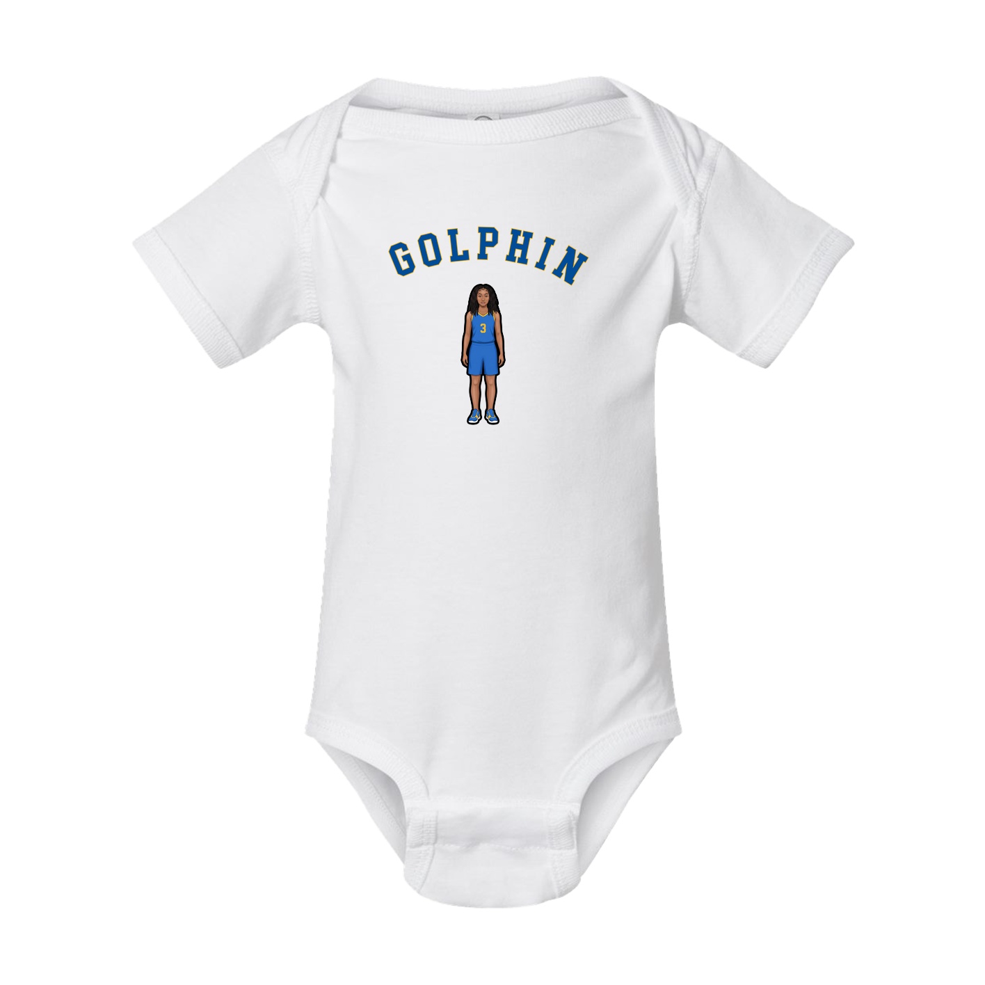 Baby Onesie — Shirsey Arch in White