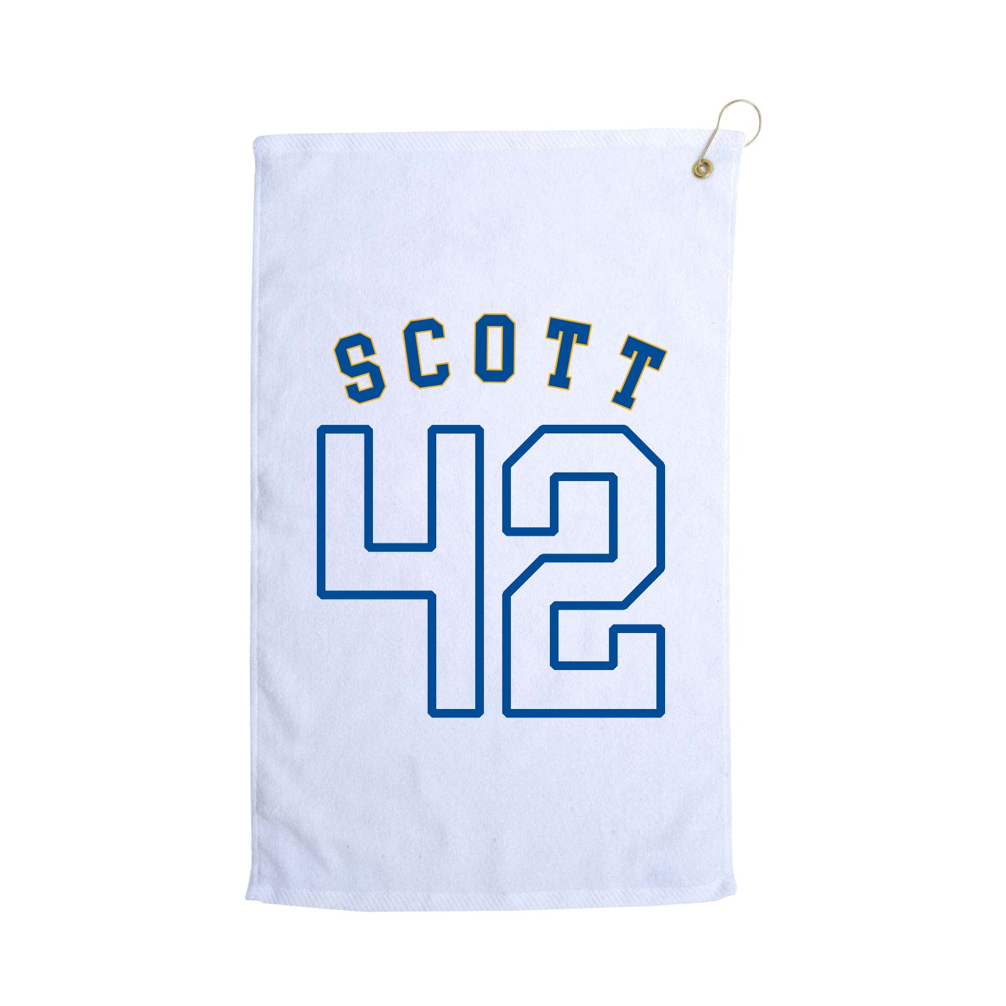 Golf Towel — Shirsey Arch in White