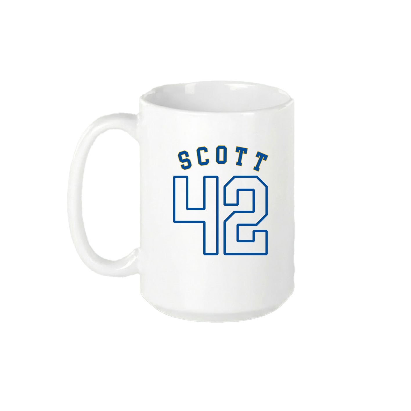 15oz Coffee Mug — Shirsey Arch in White