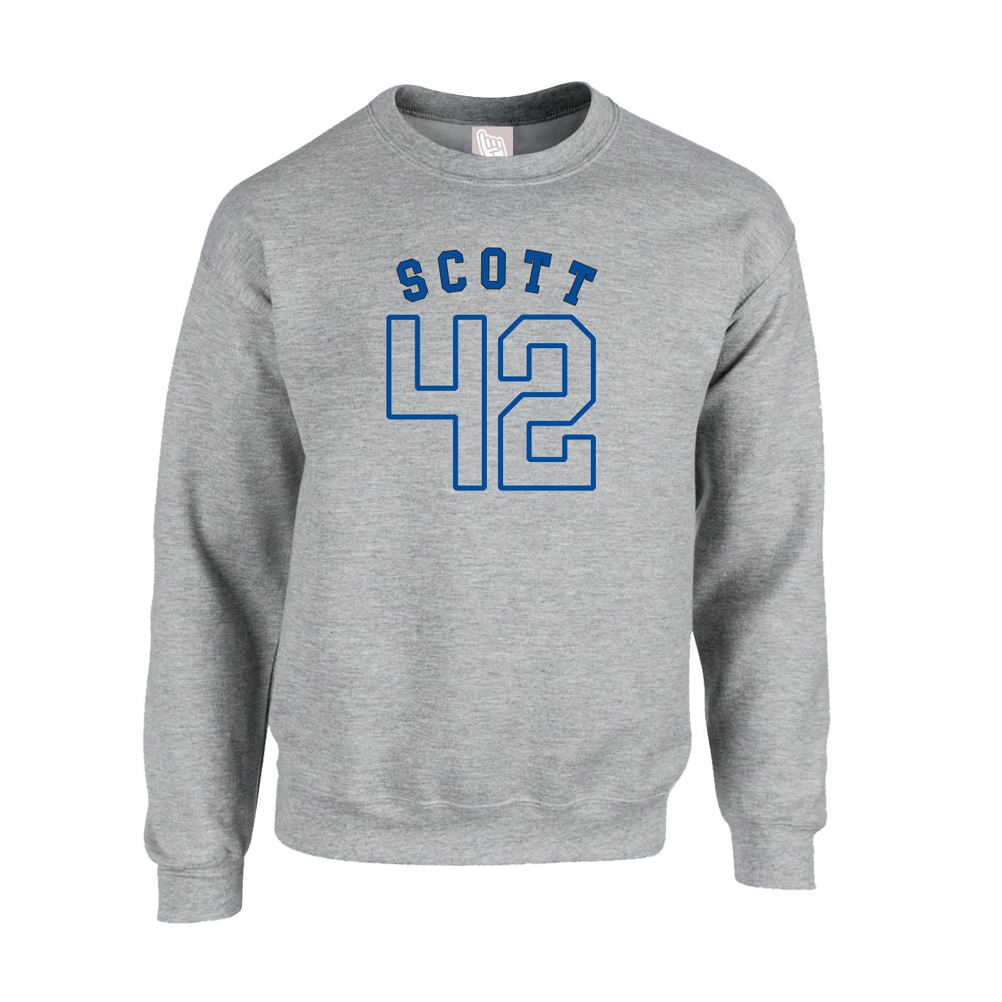 Fleece Crew — Shirsey Arch in Grey