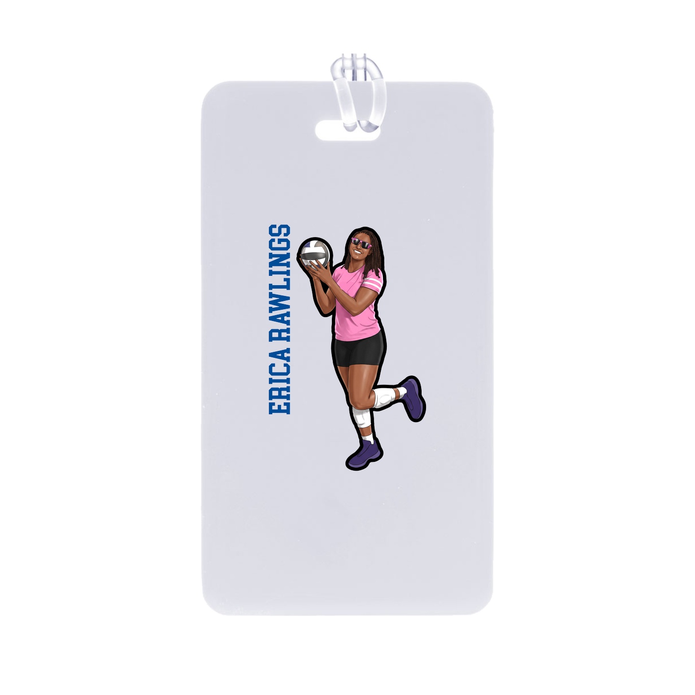 Bag Tag — Name Vertical in Classic