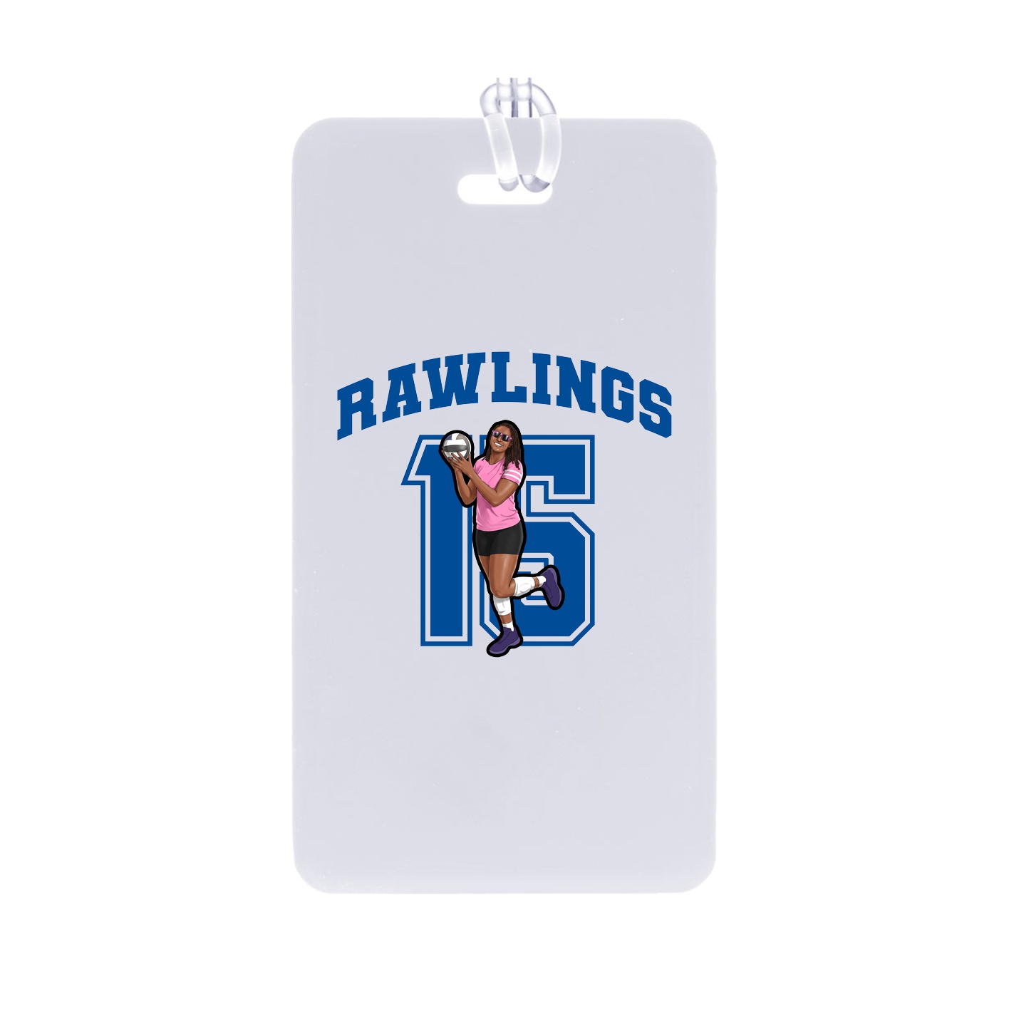 Bag Tag — Number in Classic