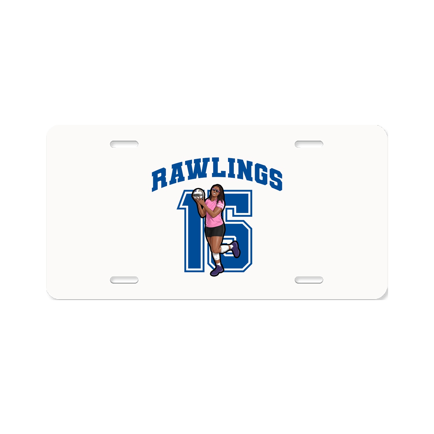 License Plate — Number in Classic