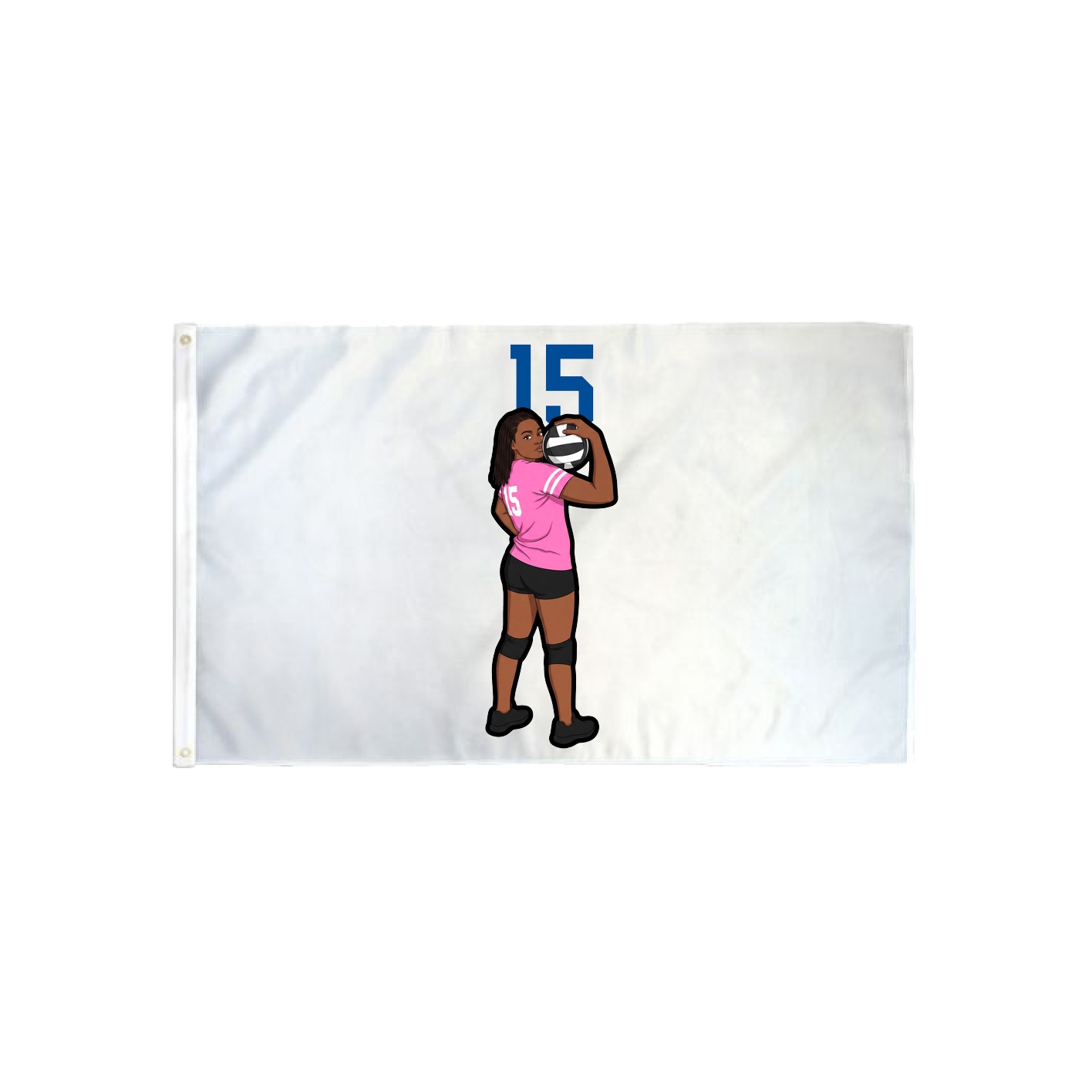 3x5 Flag — Number Top in Classic