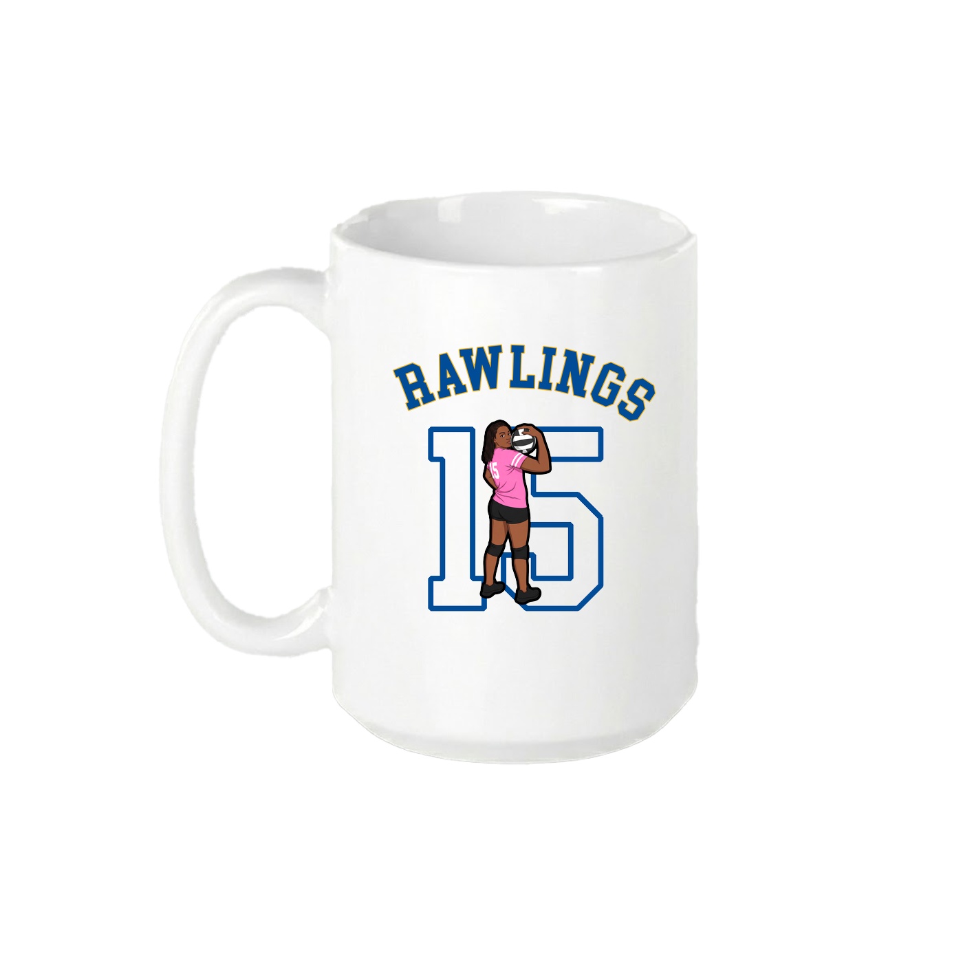 15oz Coffee Mug — Shirsey Arch in White