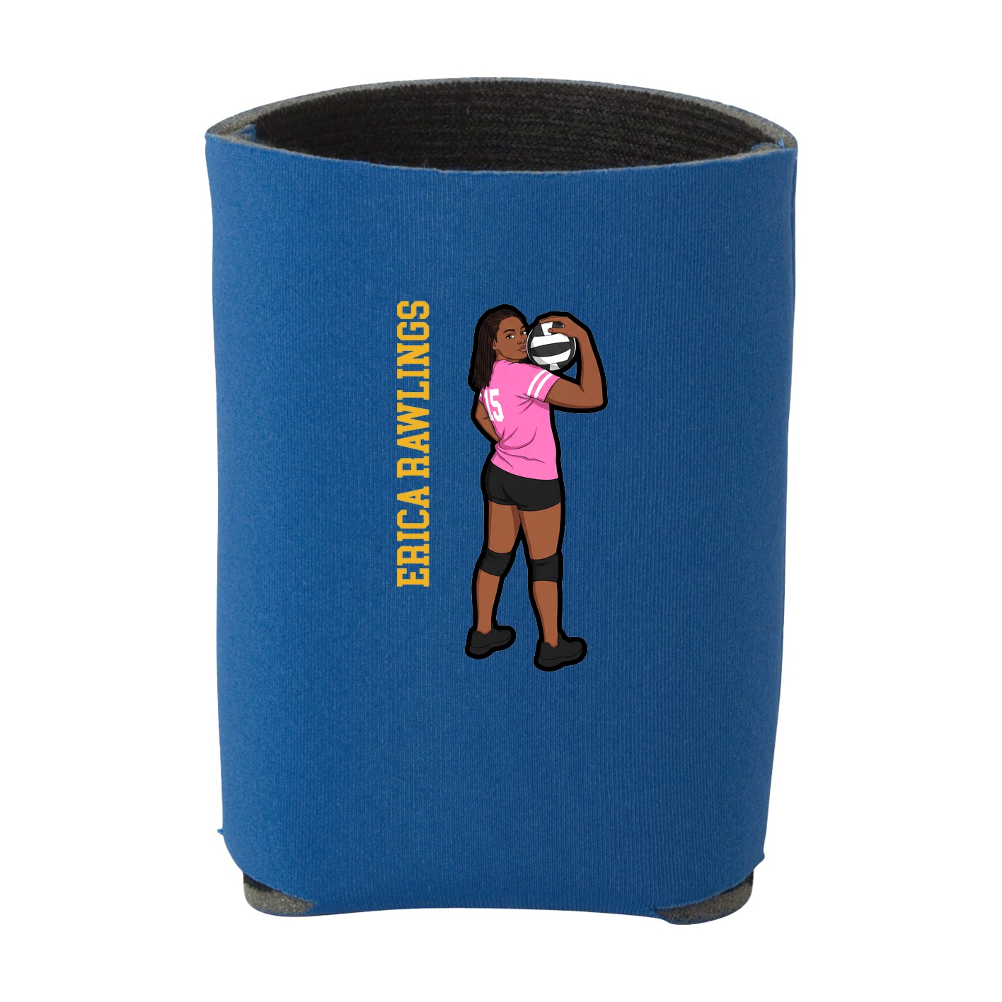 Can Holder — Name Vertical in Royal