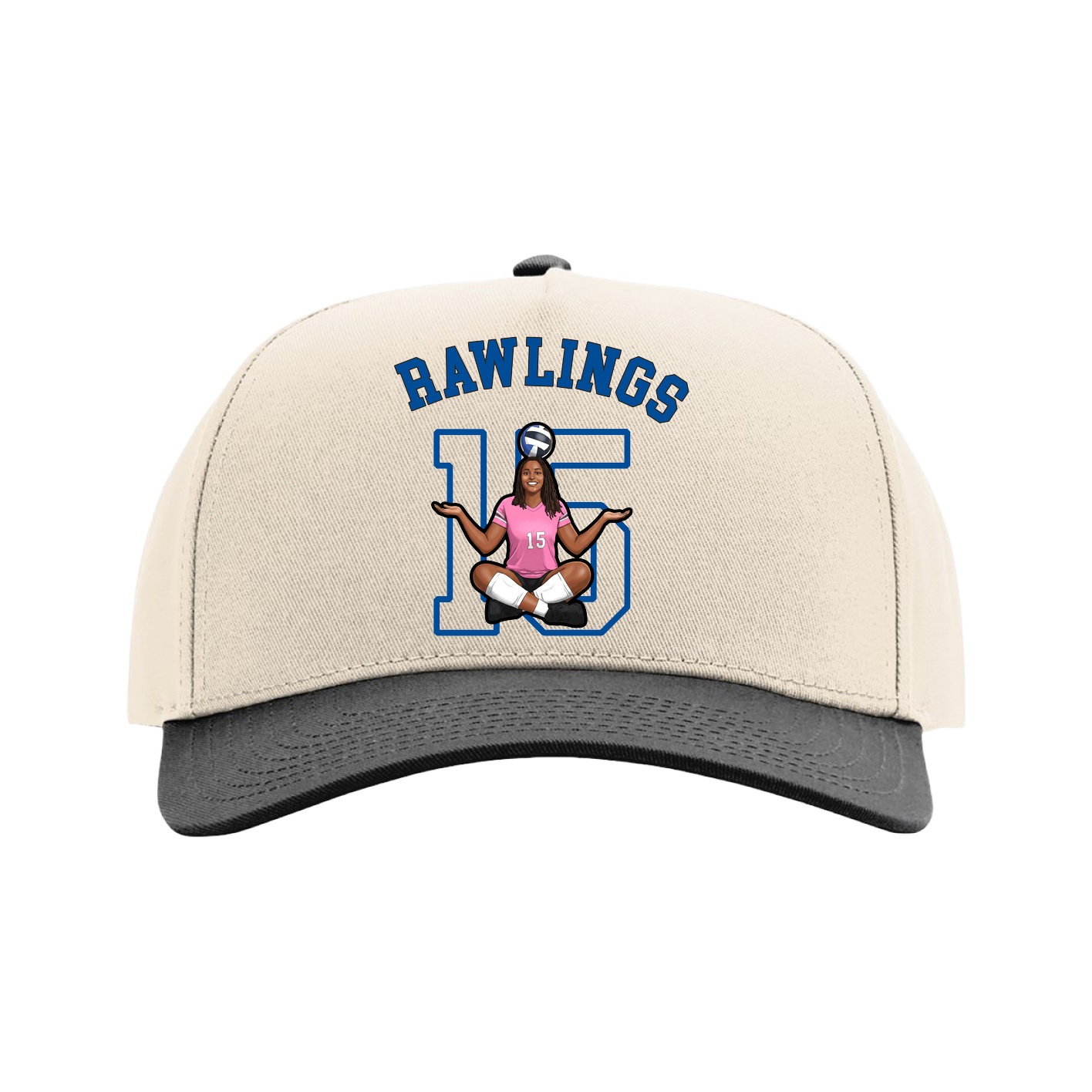 Full Fabric Five-Panel Champ Cap