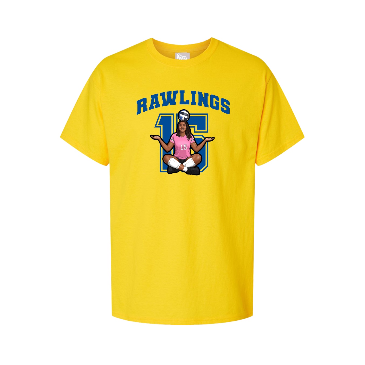 Youth Tee — Number in Gold