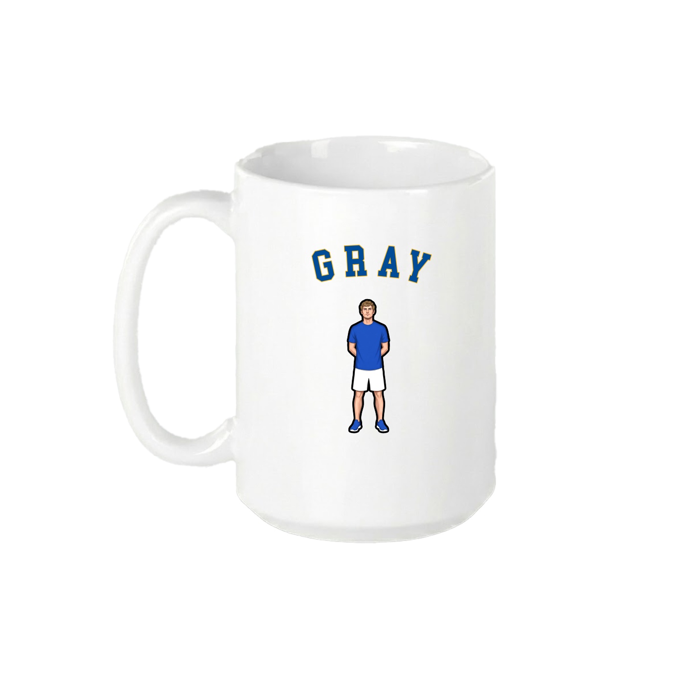 15oz Coffee Mug — Shirsey Arch in White