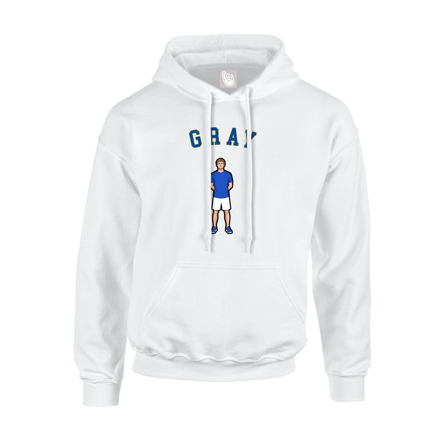Hoodie — Shirsey Arch in White