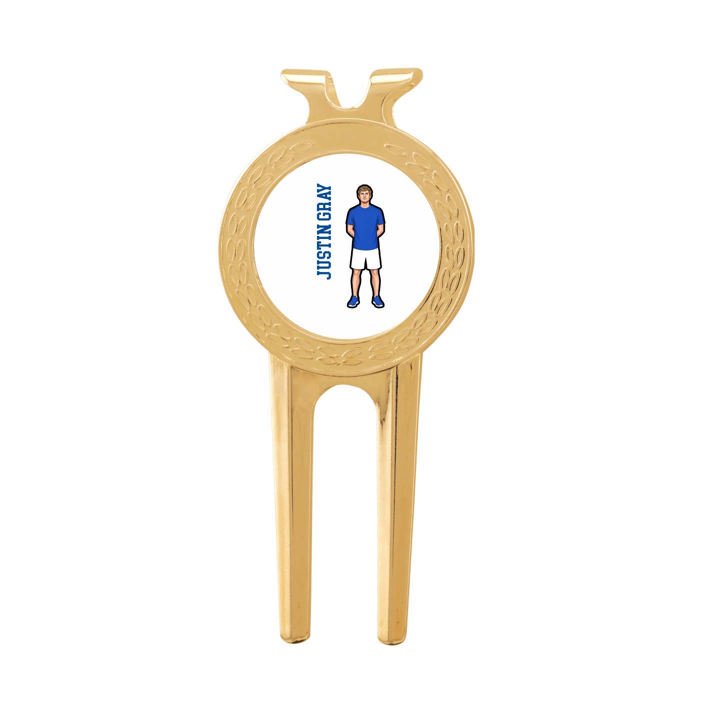 Divot Tool with Ball Marker — Name Vertical in Classic