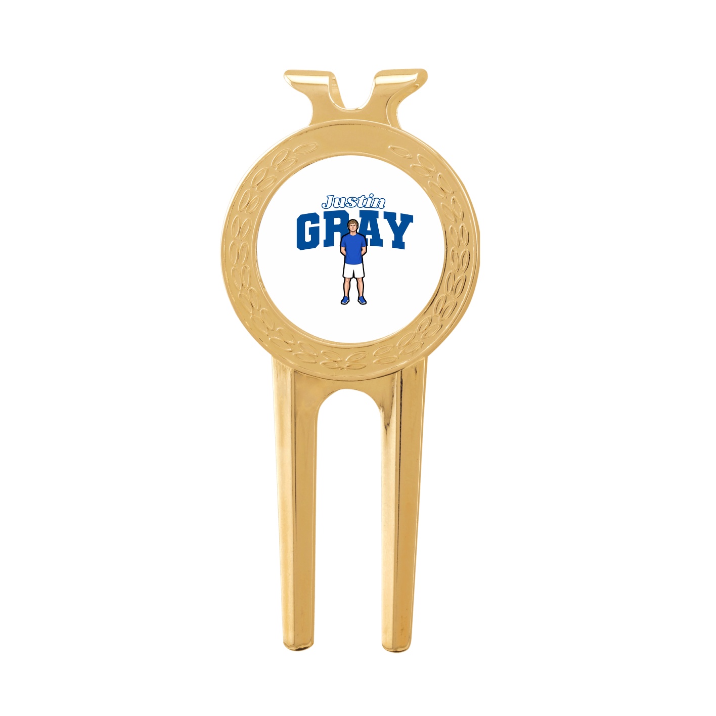 Divot Tool with Ball Marker — Name Arch in Classic