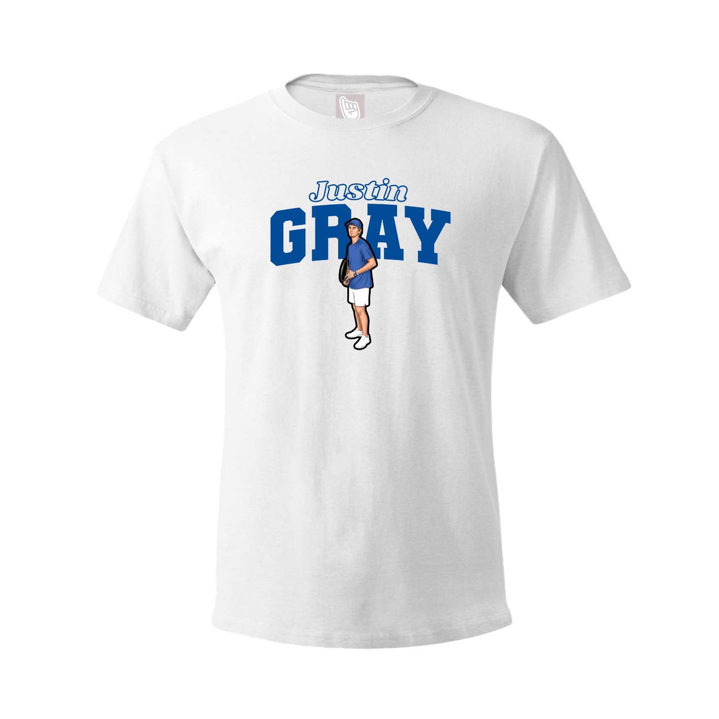 Tee — Name Arch in White