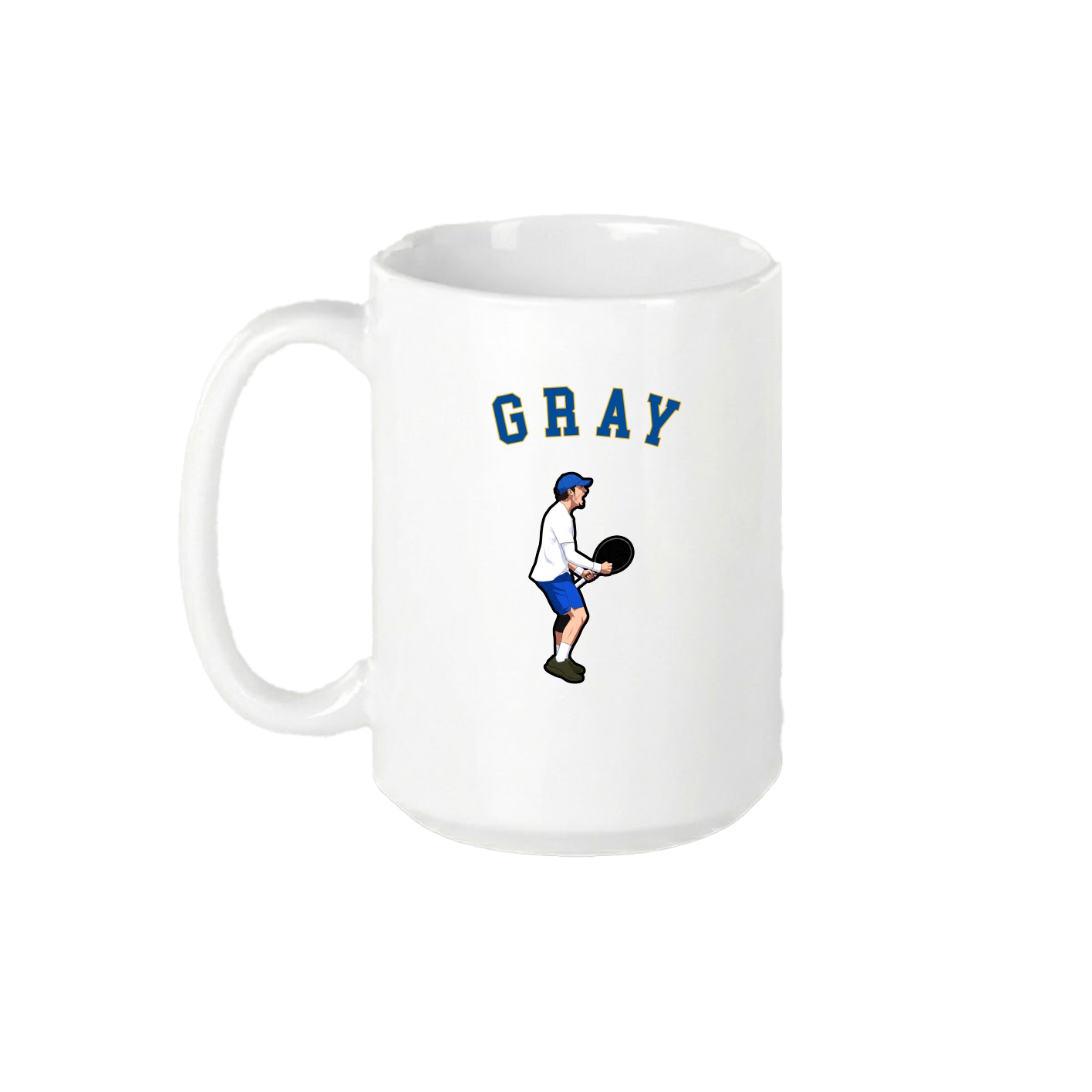 15oz Coffee Mug — Shirsey Arch in White