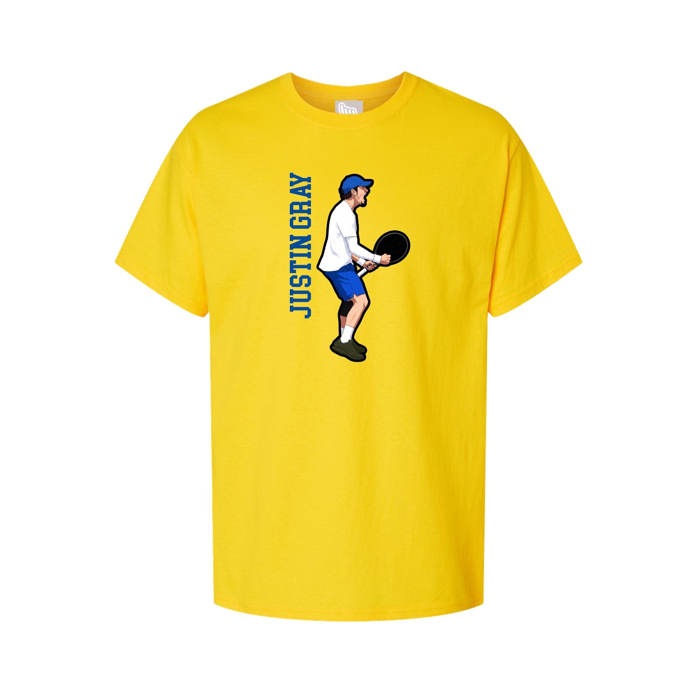 Tee — Name Vertical in Gold