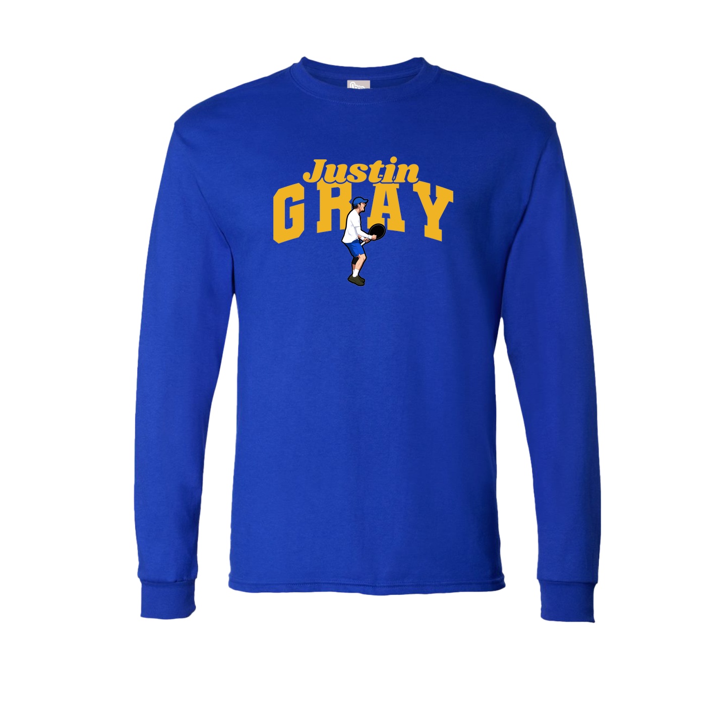 Long Sleeve Tee — Signature Arch in Royal