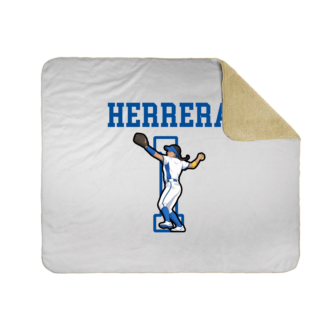 Throw Blanket — Shirsey in White