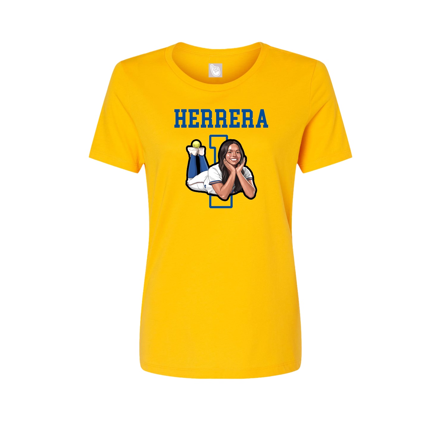 Fitted Women's Tee — Shirsey in Gold