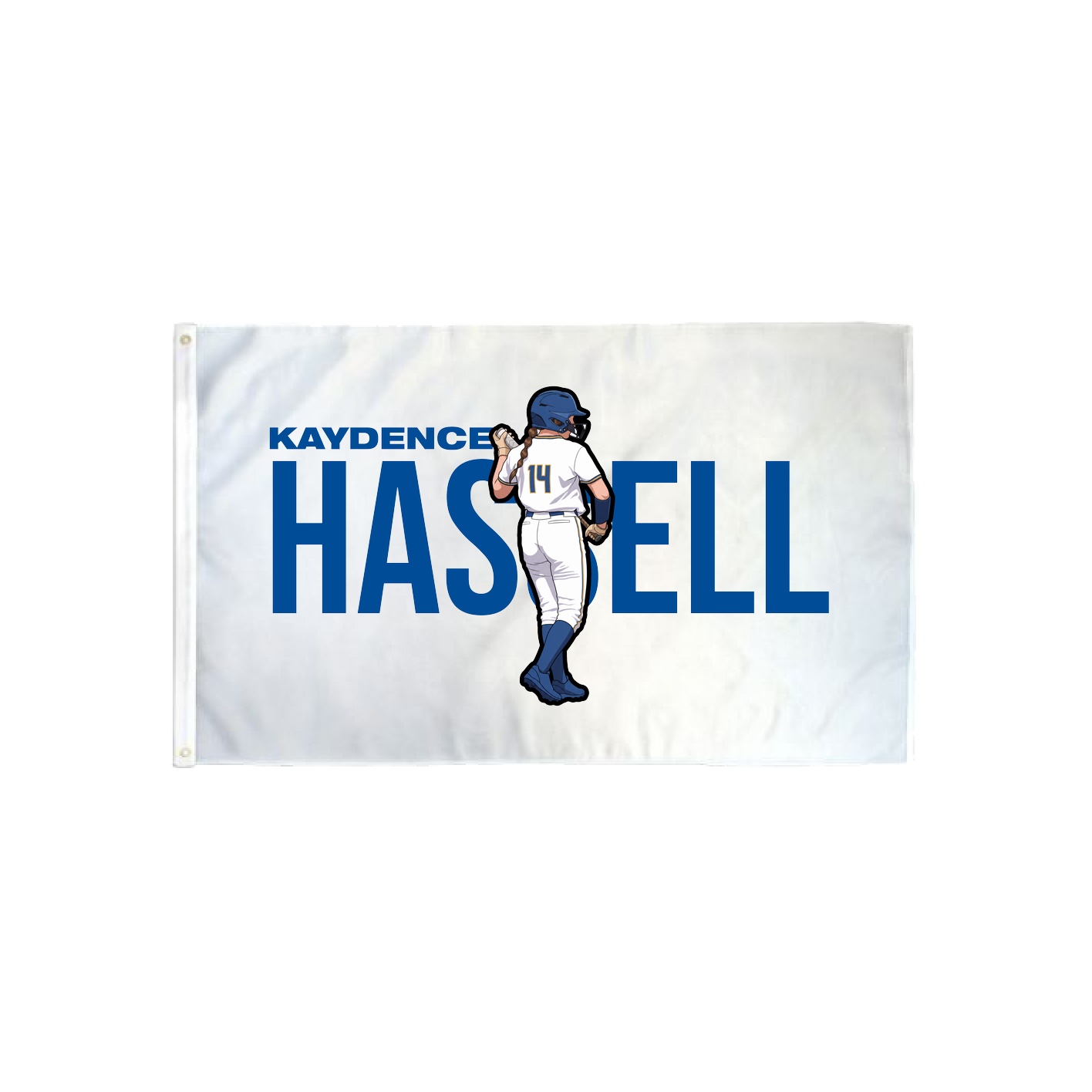 3x5 Flag — Player Name in Classic