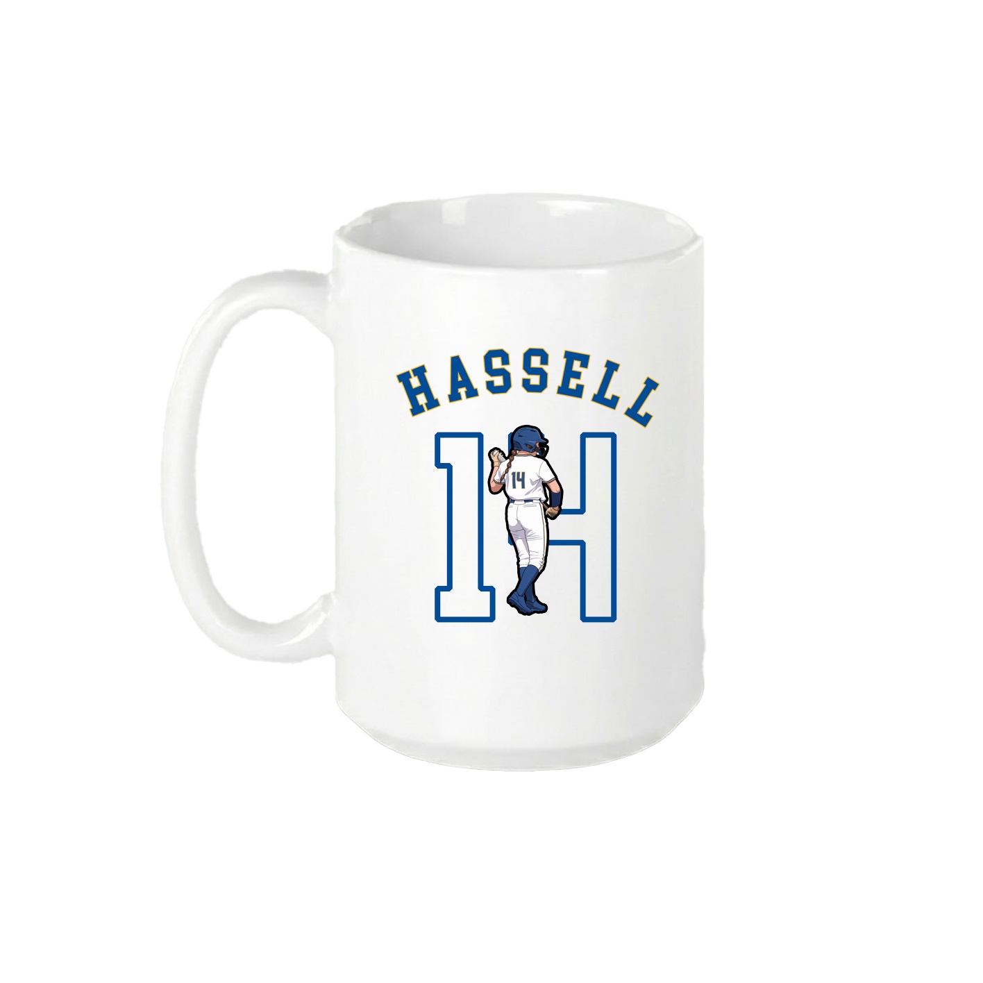 15oz Coffee Mug — Shirsey Arch in White
