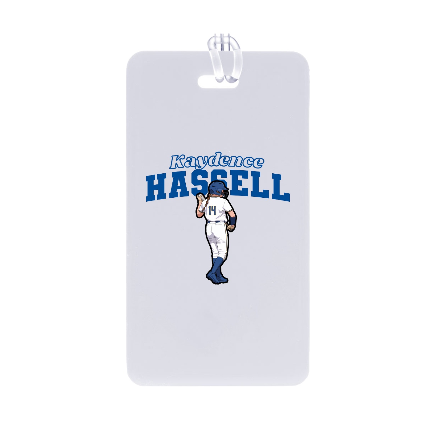 Bag Tag — Name Arch in Classic