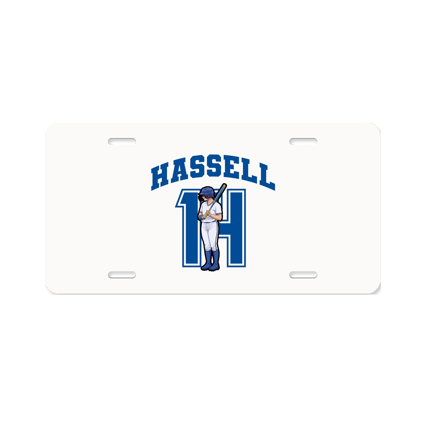 License Plate — Number in Classic