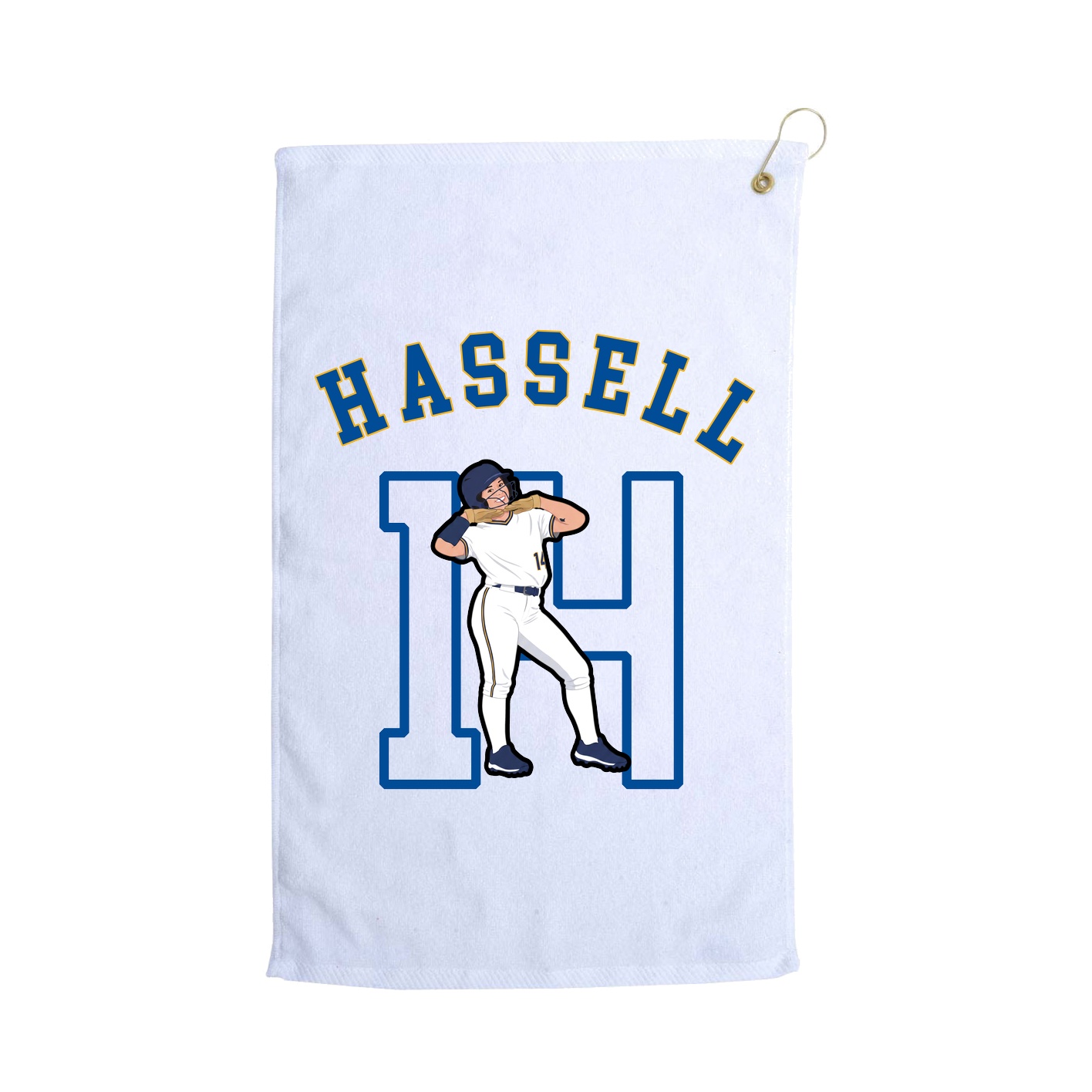 Golf Towel — Shirsey Arch in White
