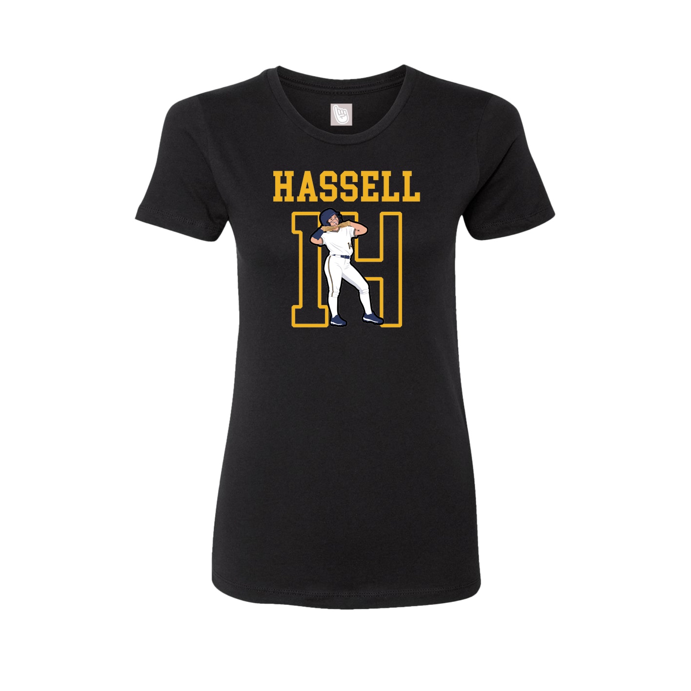 Fitted Women's Tee — Shirsey in Black